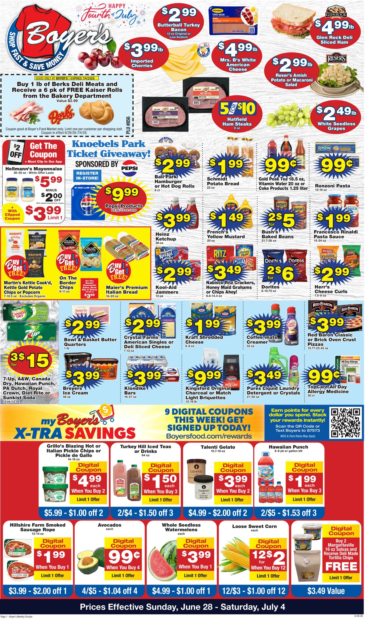 Catalogue Boyer's Food Markets from 06/28/2026
