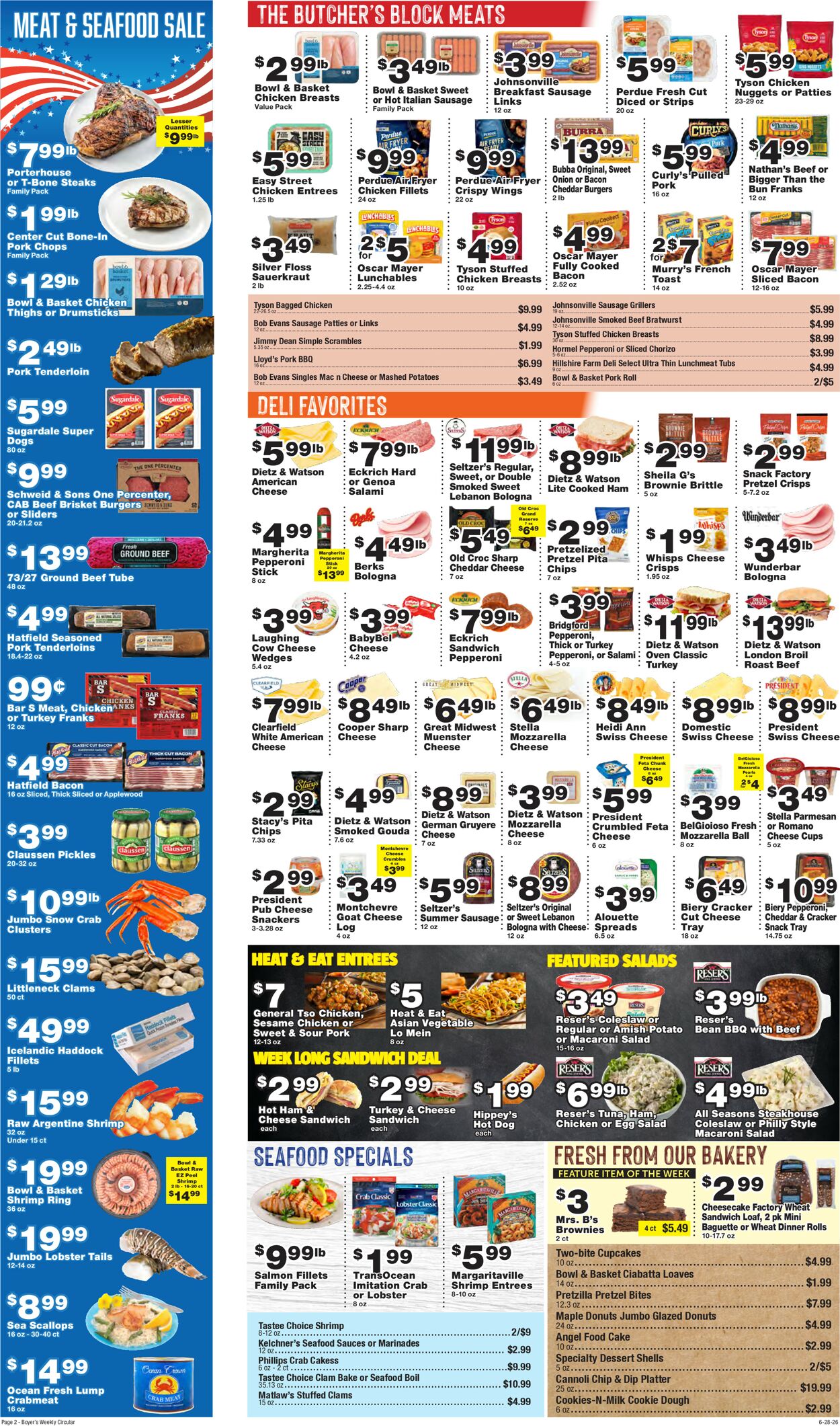 Catalogue Boyer's Food Markets from 06/28/2026
