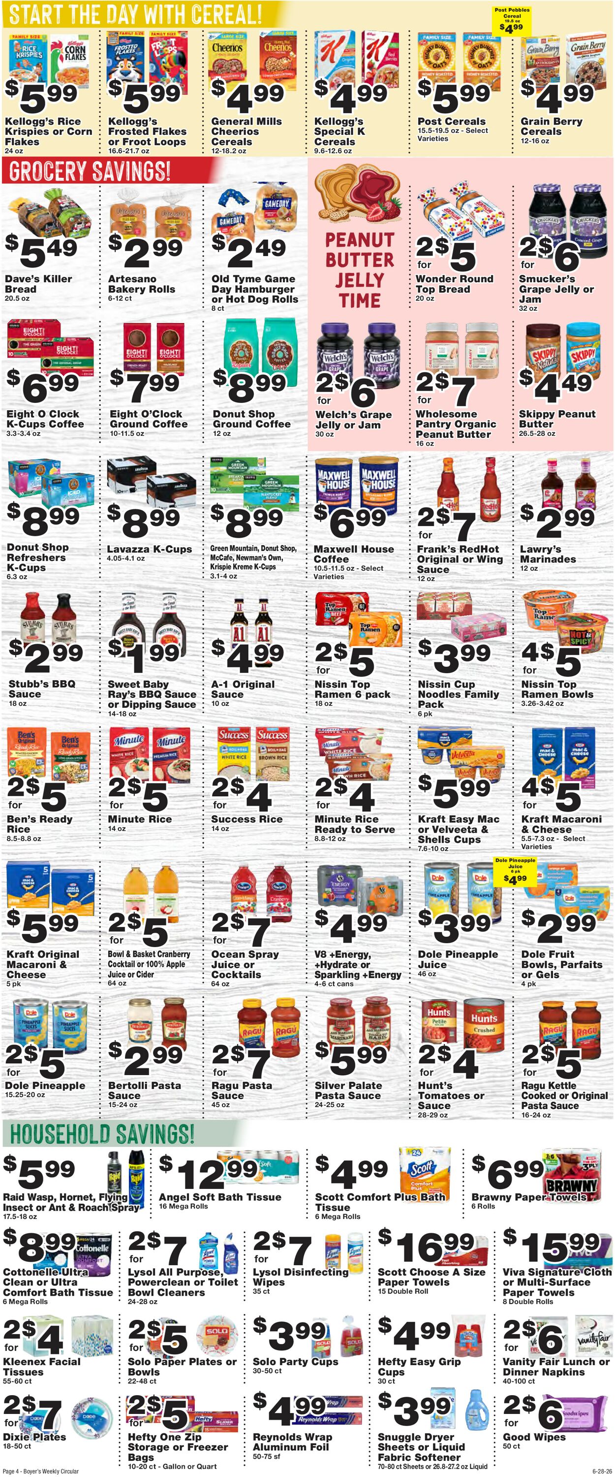 Catalogue Boyer's Food Markets from 06/28/2026