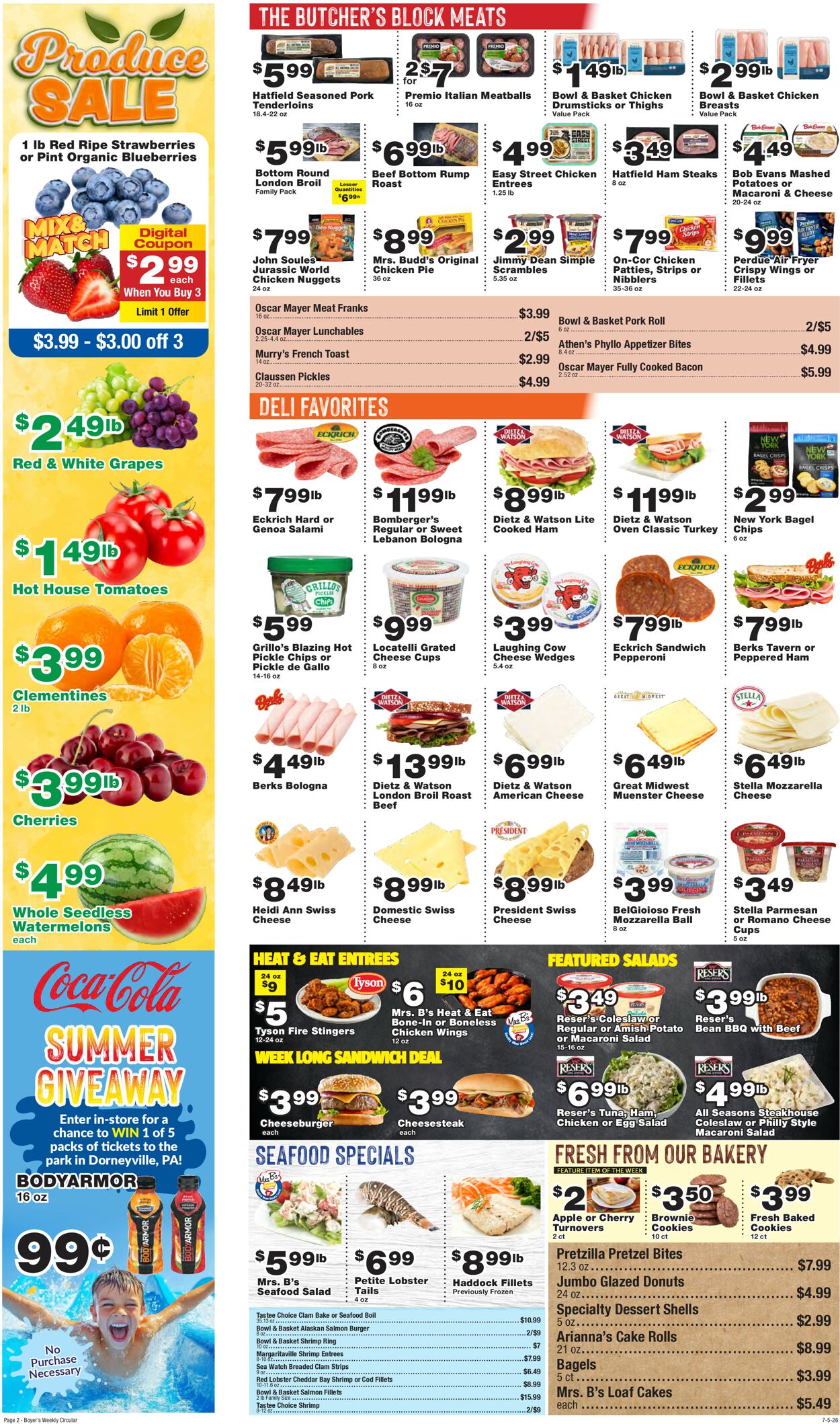 Catalogue Boyer's Food Markets from 07/05/2026