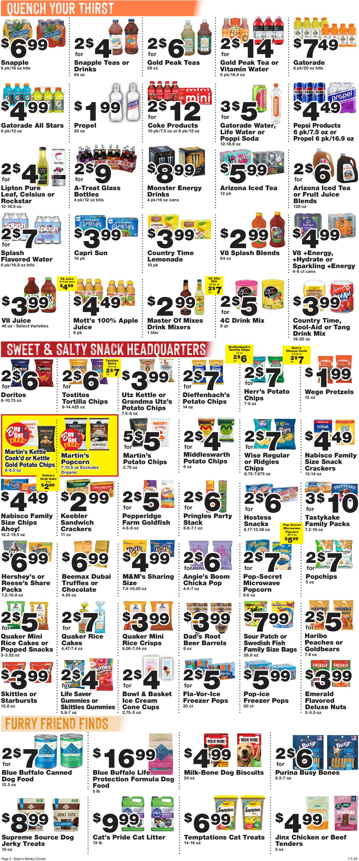 Catalogue Boyer's Food Markets from 07/05/2026