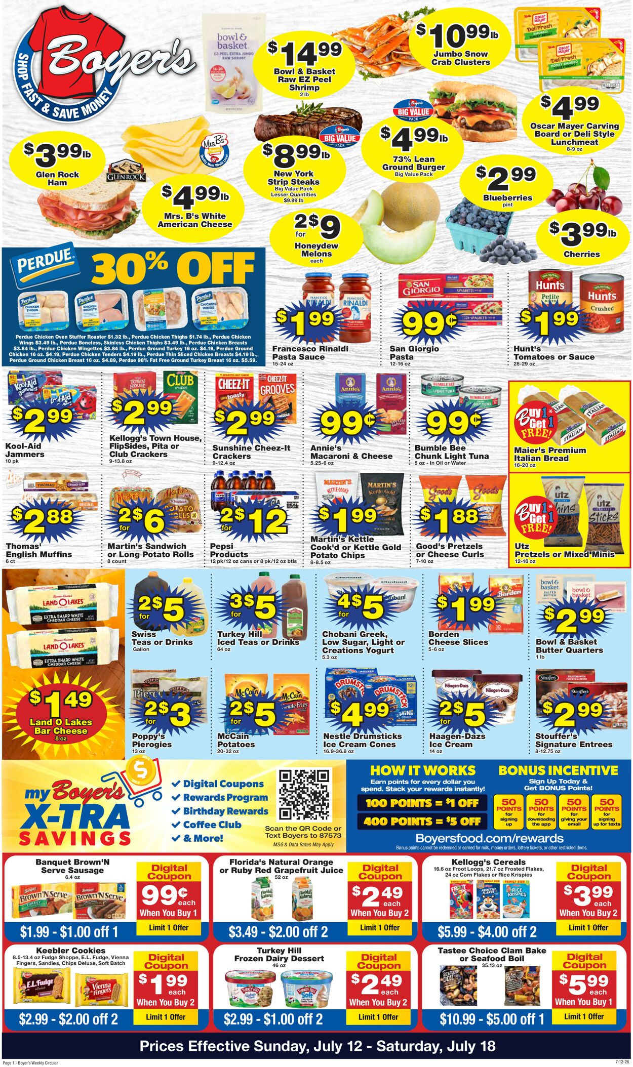 Catalogue Boyer's Food Markets from 07/12/2026