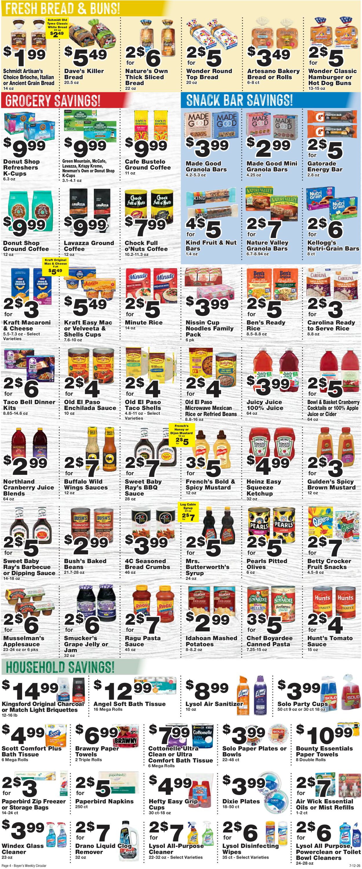 Catalogue Boyer's Food Markets from 07/12/2026