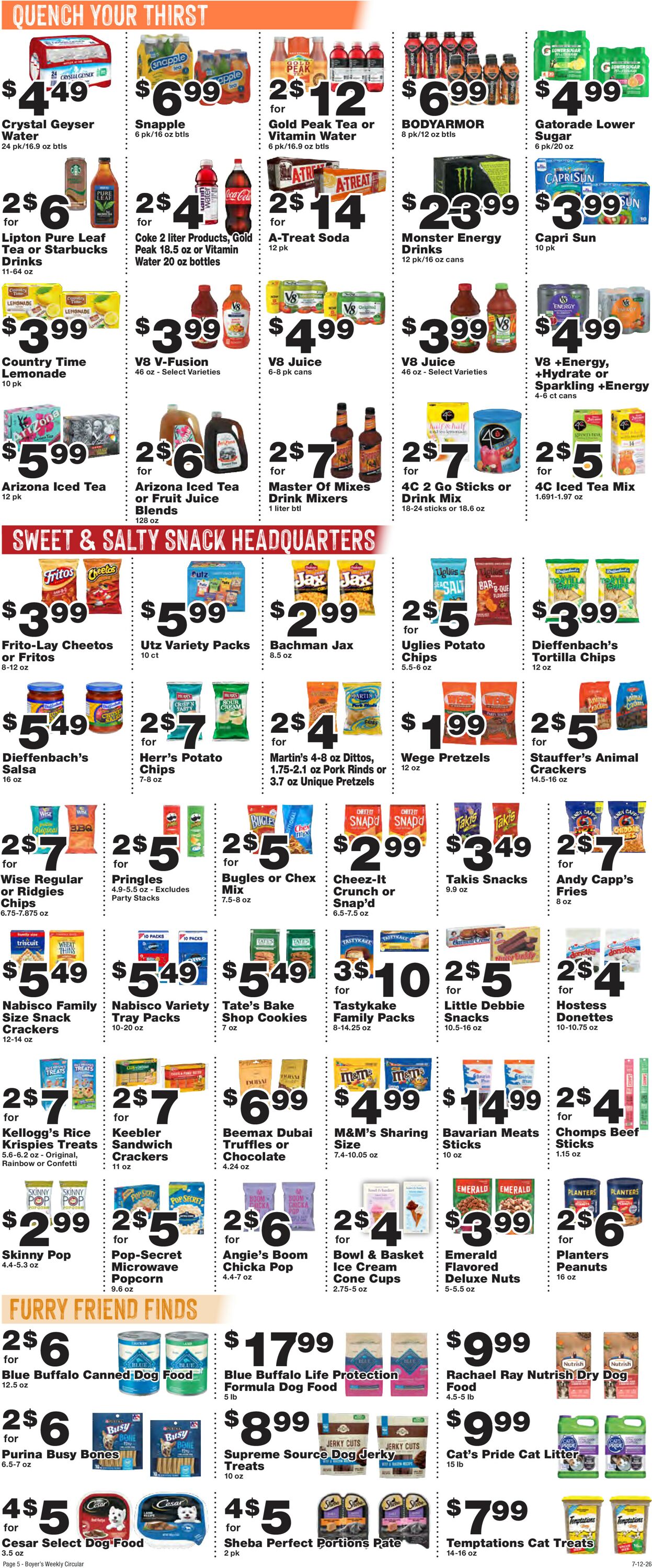 Catalogue Boyer's Food Markets from 07/12/2026