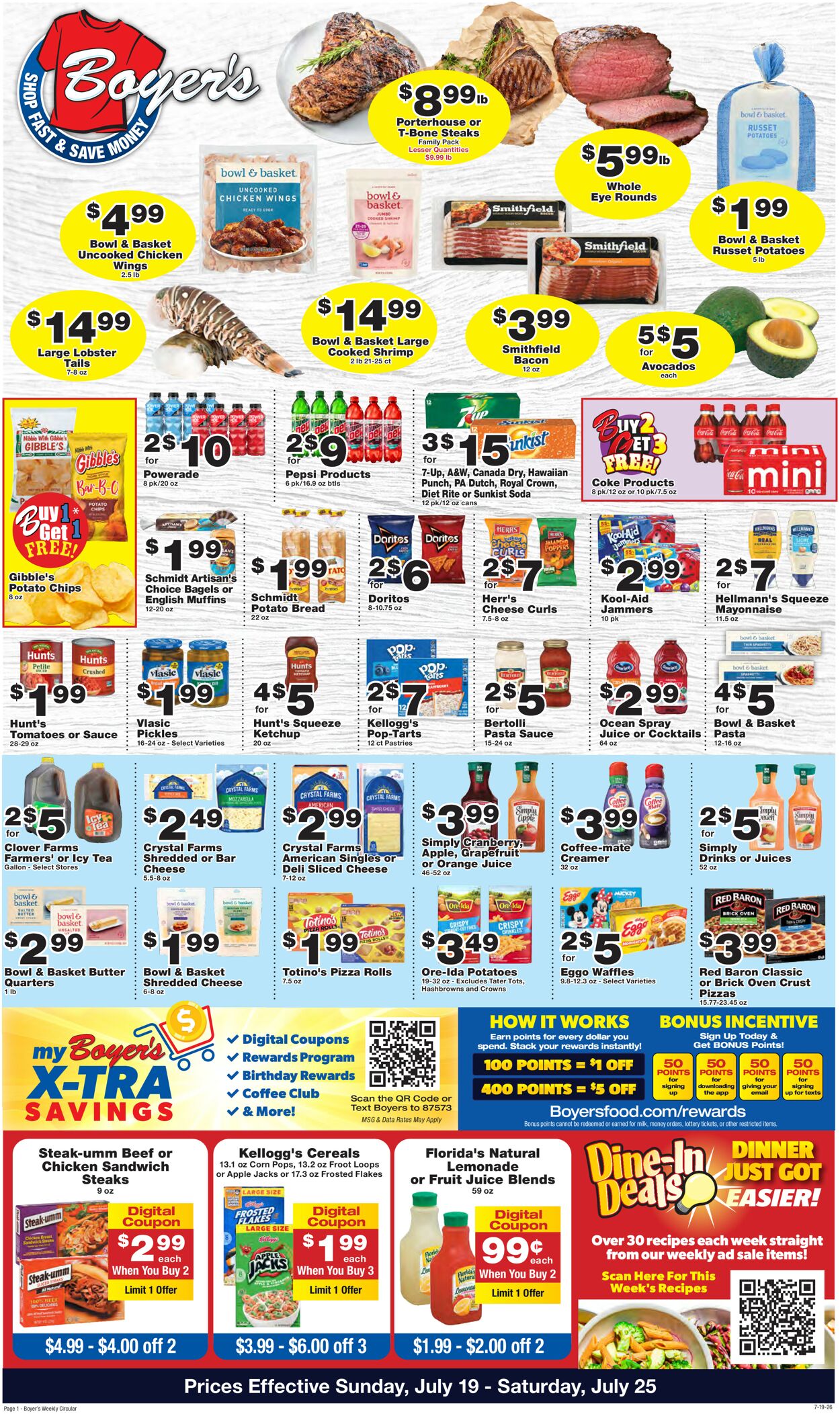 Catalogue Boyer's Food Markets from 07/19/2026
