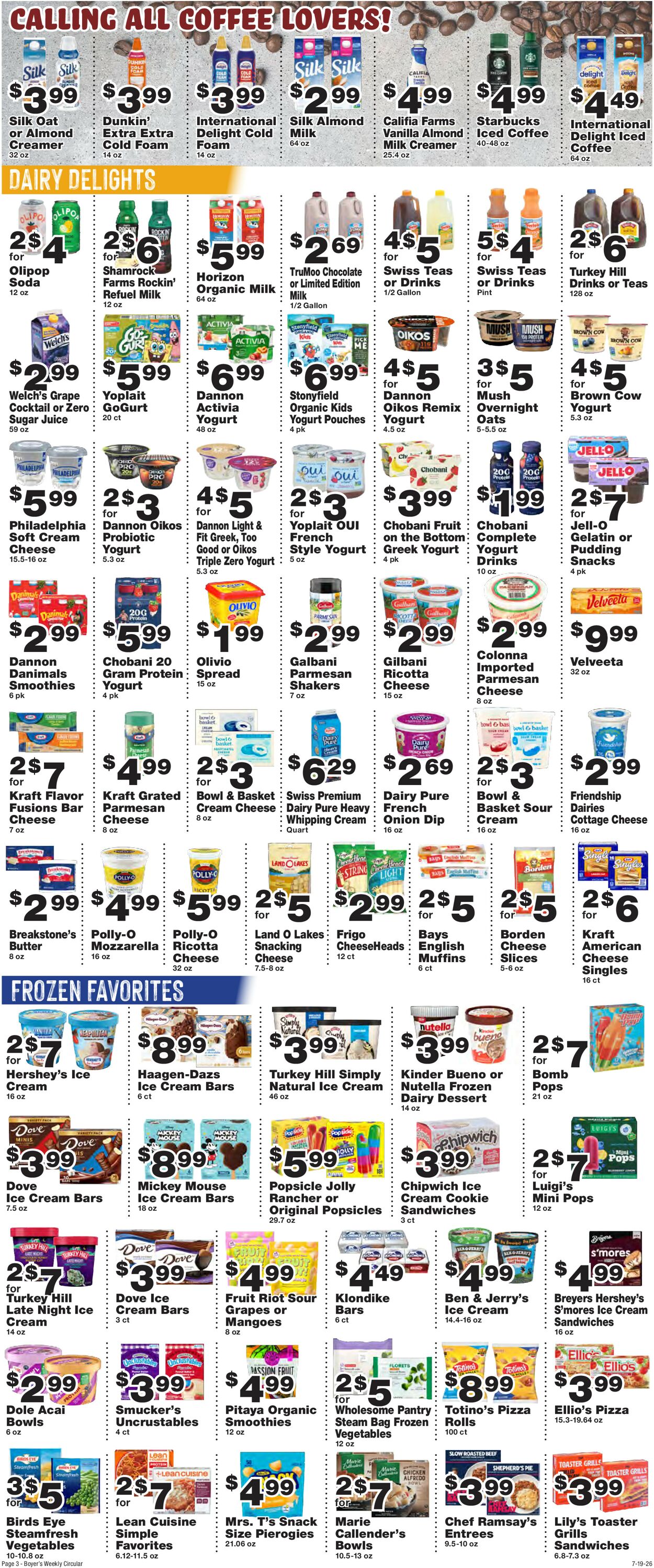 Catalogue Boyer's Food Markets from 07/19/2026