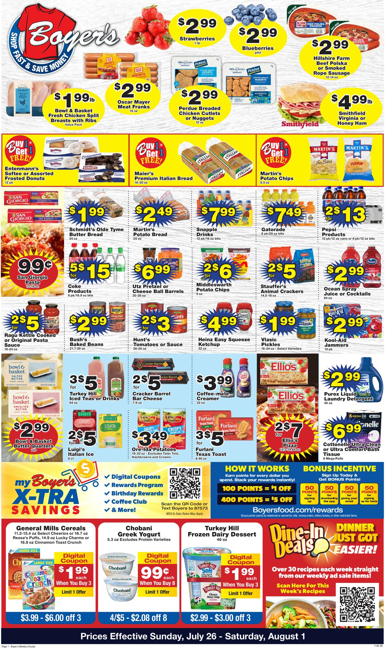 Catalogue Boyer's Food Markets from 07/26/2026