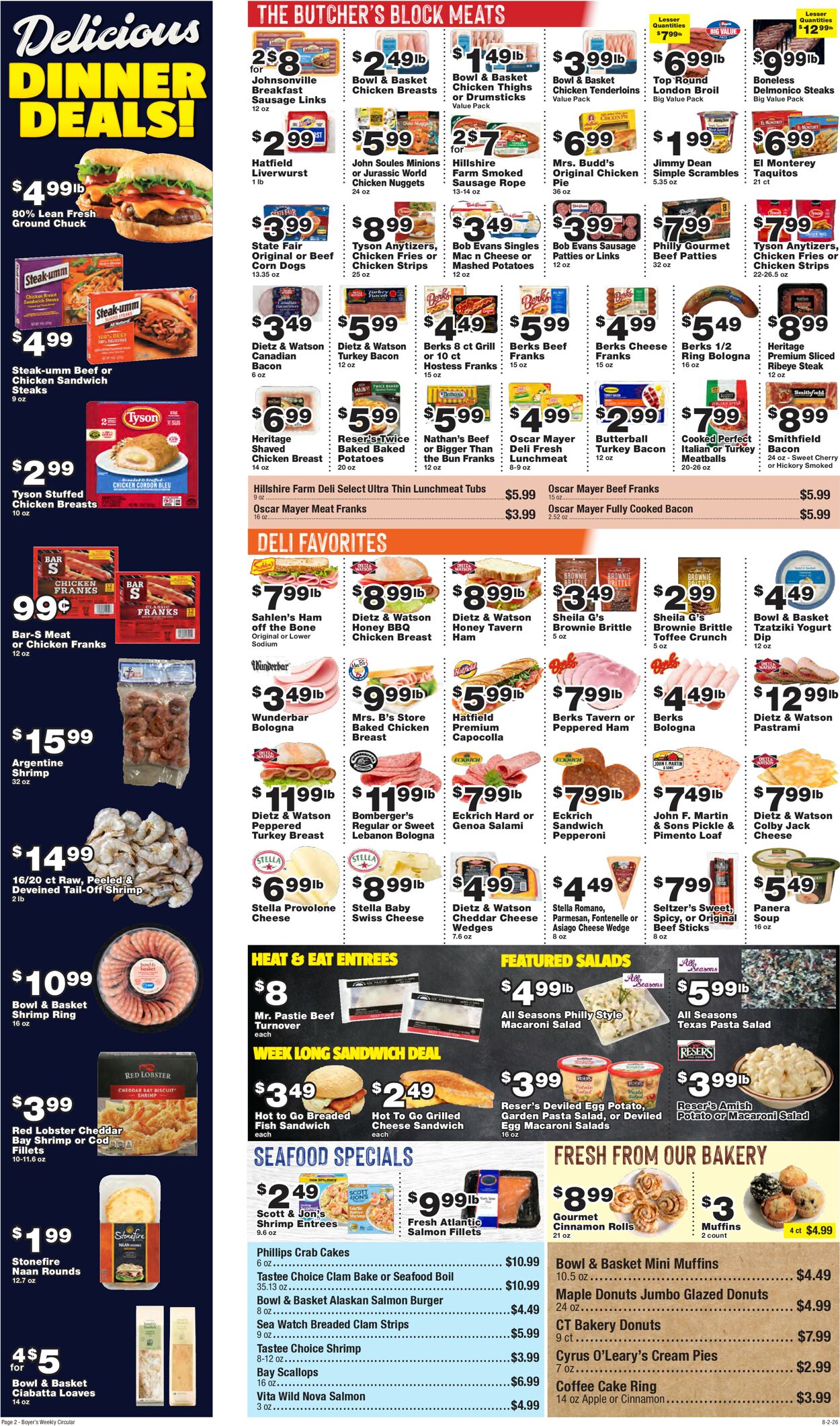 Catalogue Boyer's Food Markets from 08/02/2026