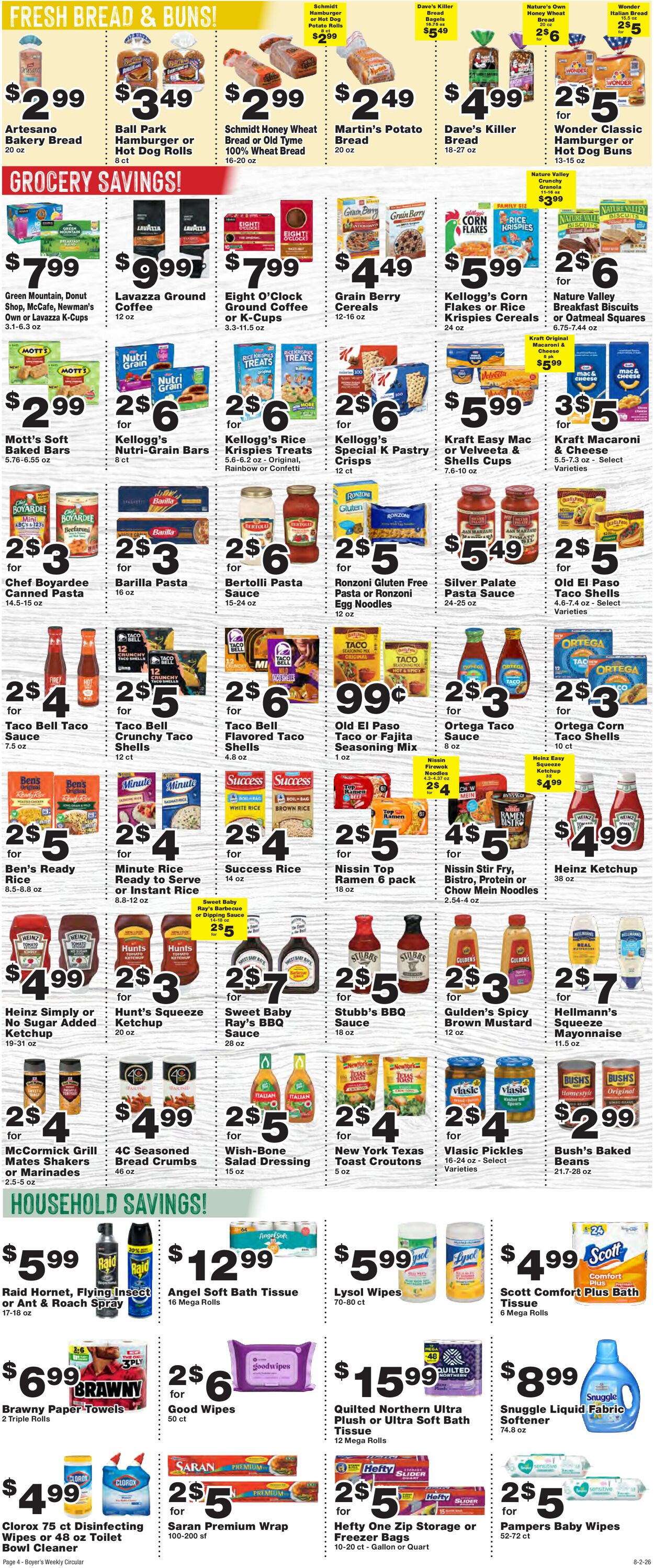 Catalogue Boyer's Food Markets from 08/02/2026