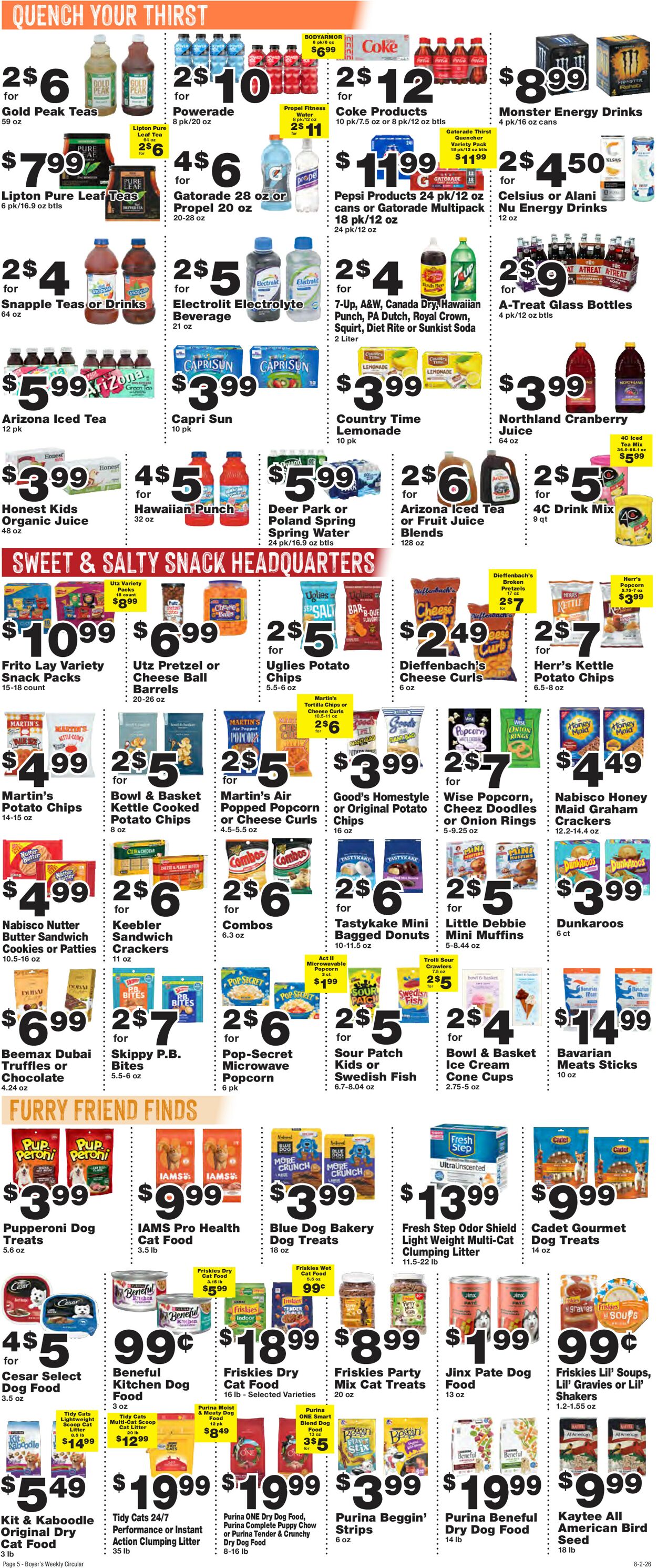 Catalogue Boyer's Food Markets from 08/02/2026