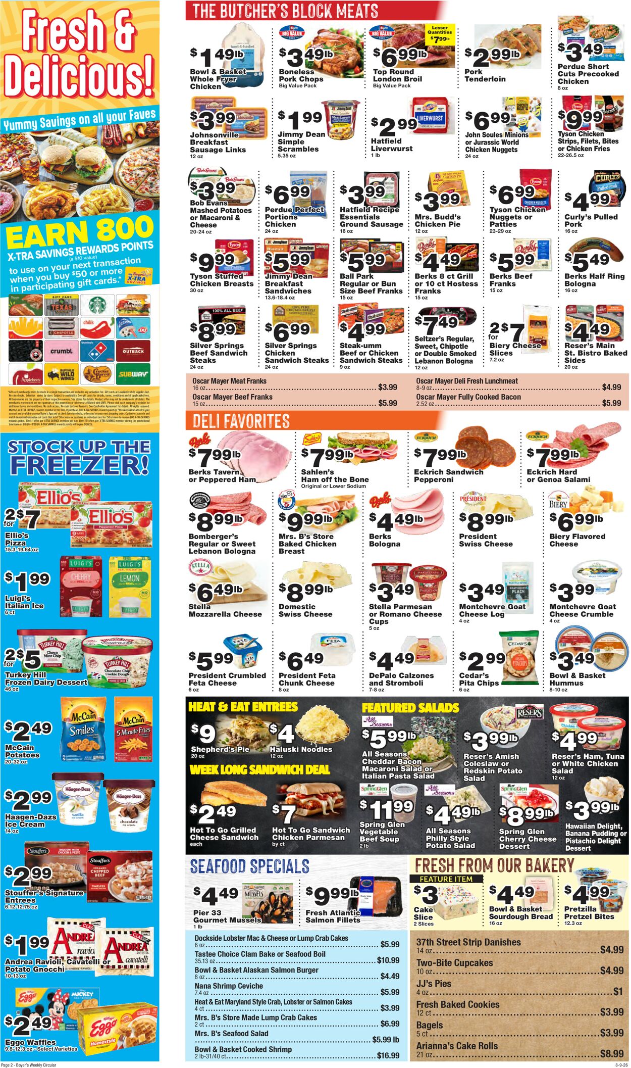Catalogue Boyer's Food Markets from 08/09/2026