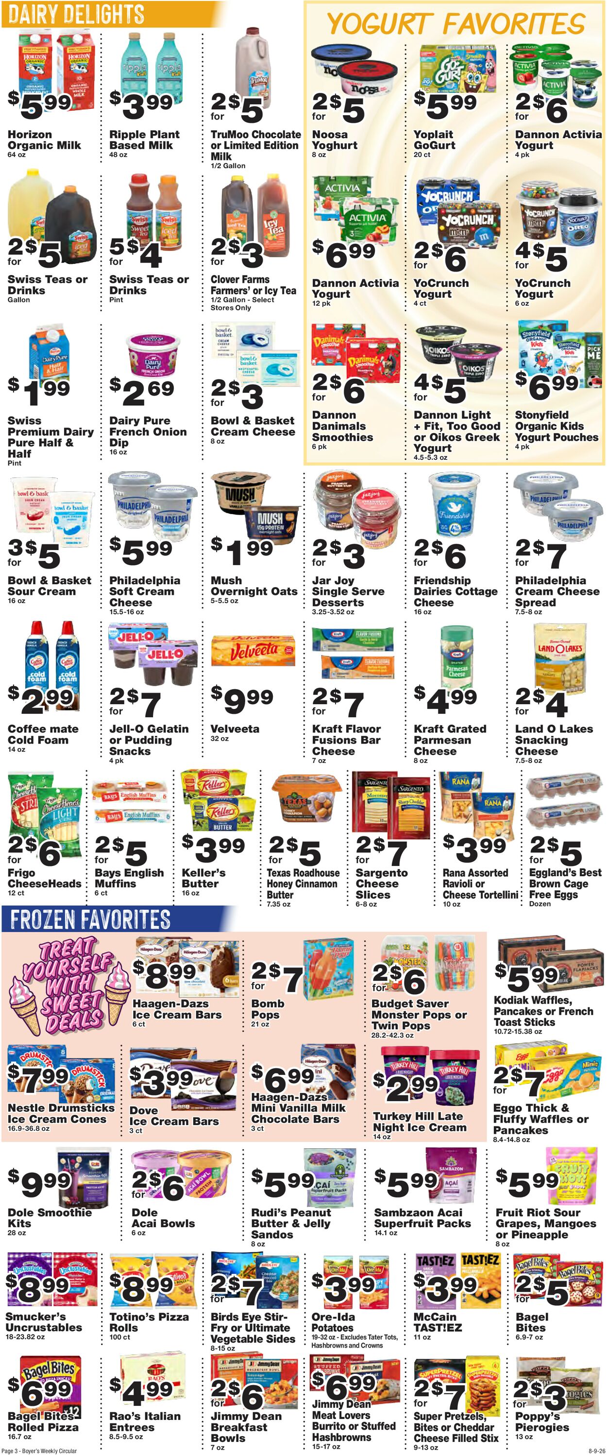 Catalogue Boyer's Food Markets from 08/09/2026