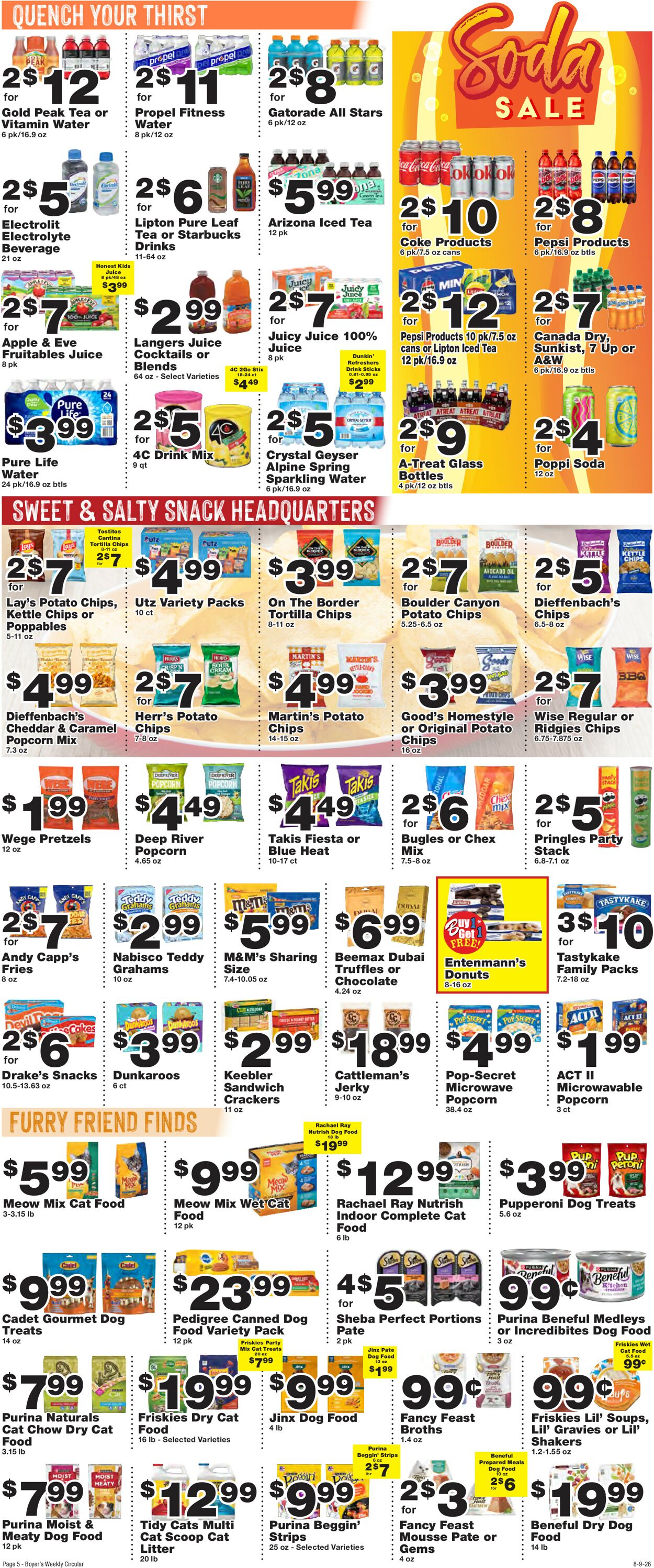 Catalogue Boyer's Food Markets from 08/09/2026