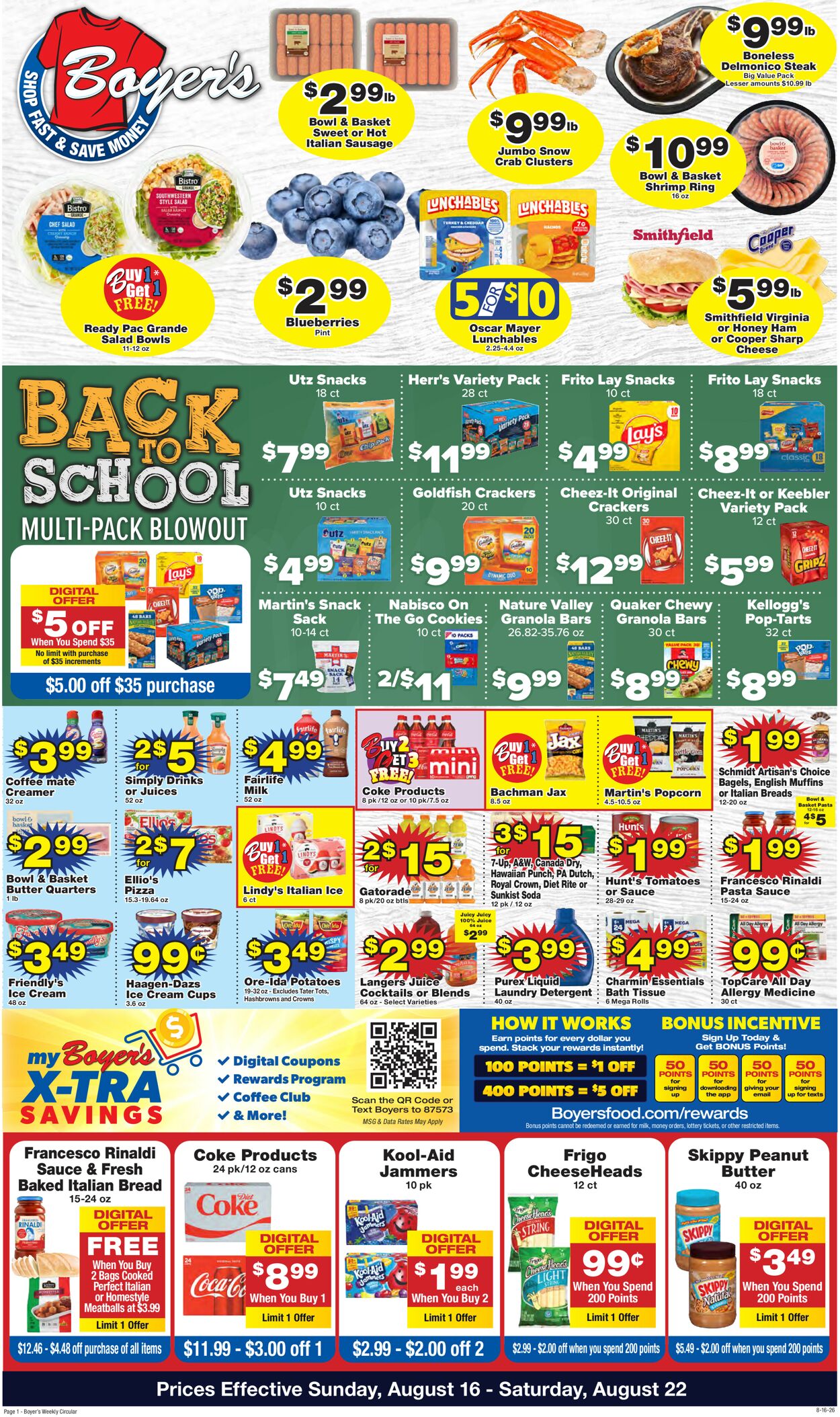 Catalogue Boyer's Food Markets from 08/16/2026