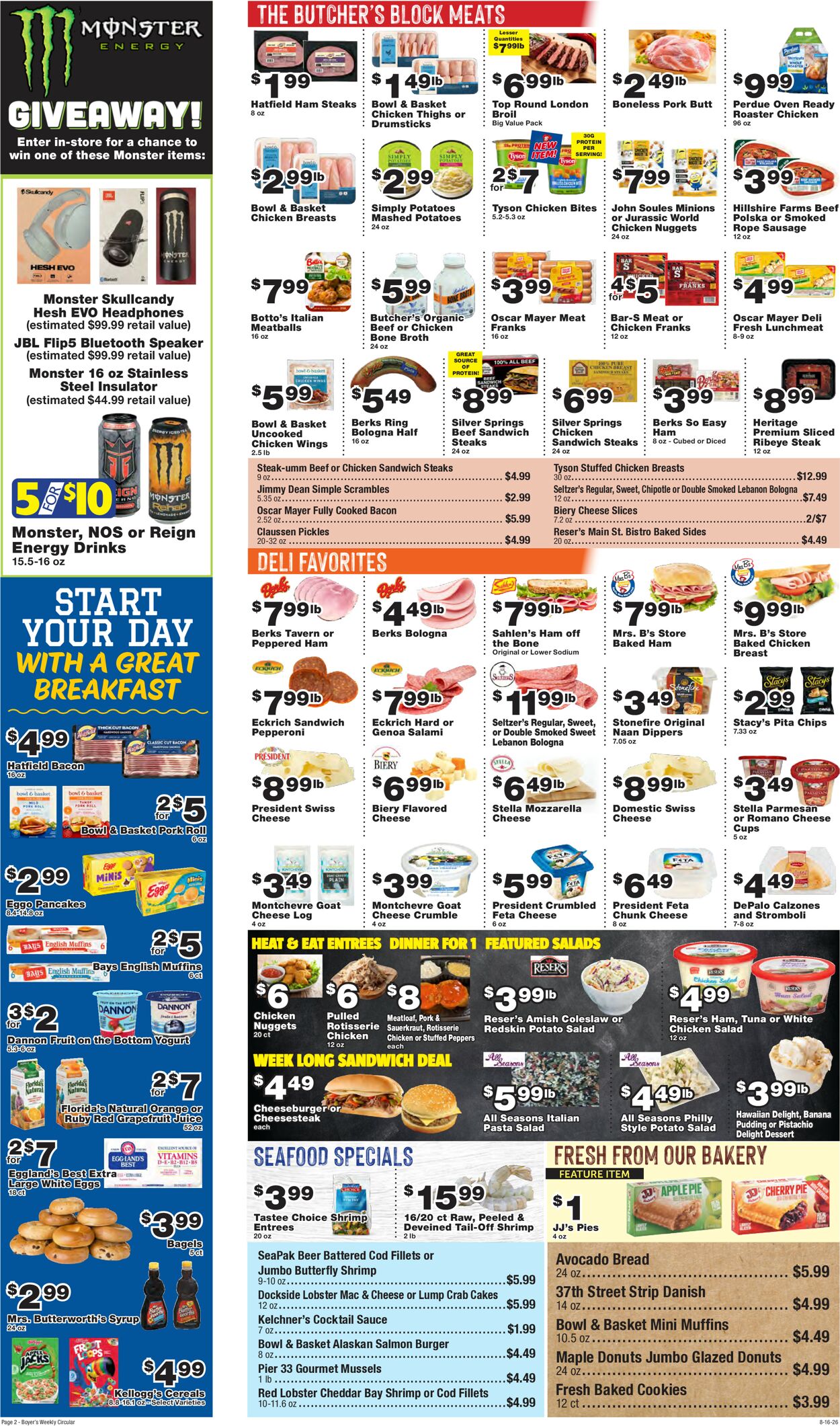 Catalogue Boyer's Food Markets from 08/16/2026