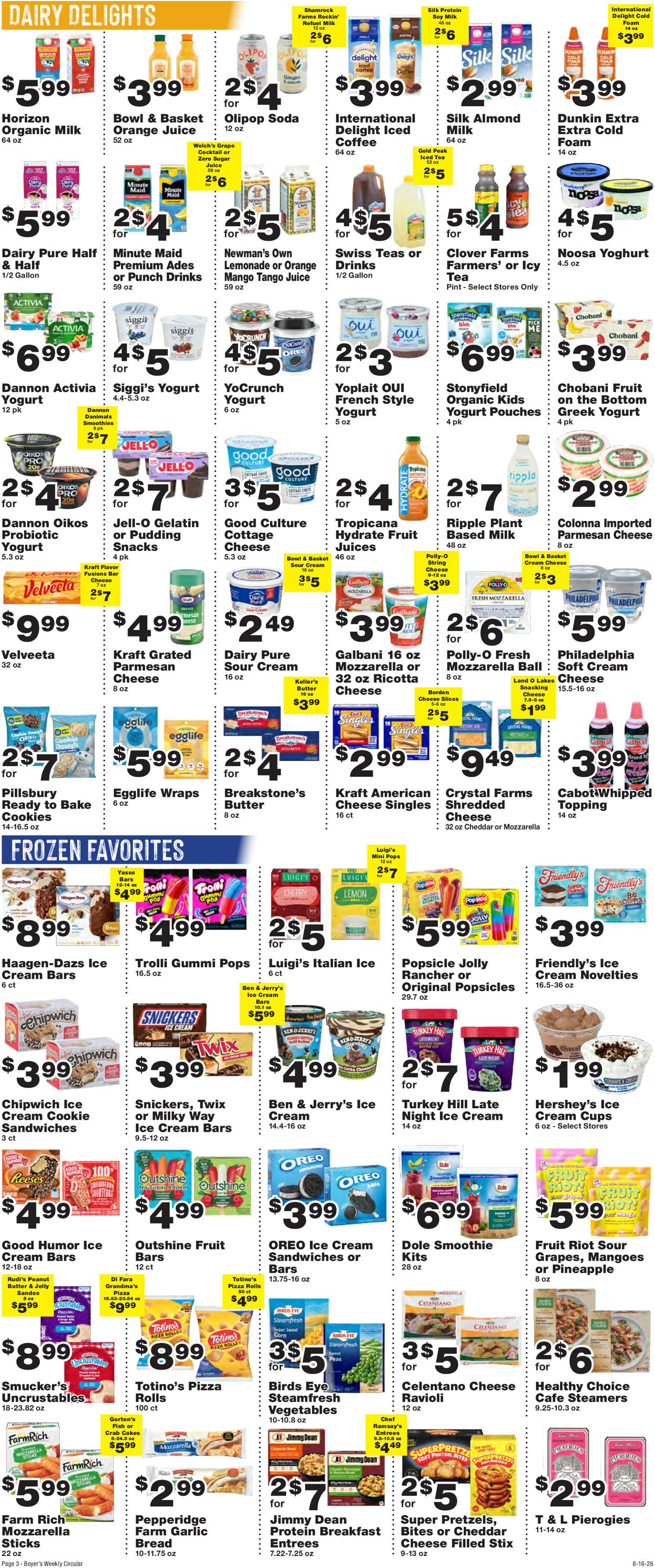 Catalogue Boyer's Food Markets from 08/16/2026