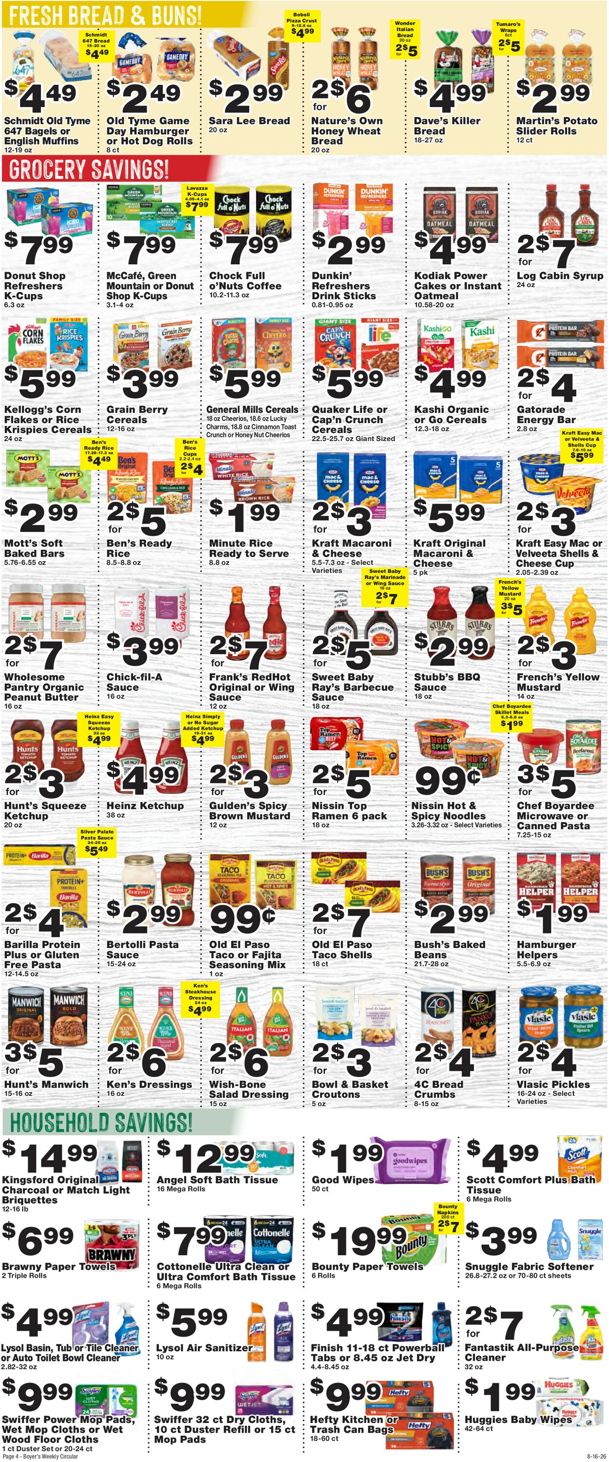 Catalogue Boyer's Food Markets from 08/16/2026