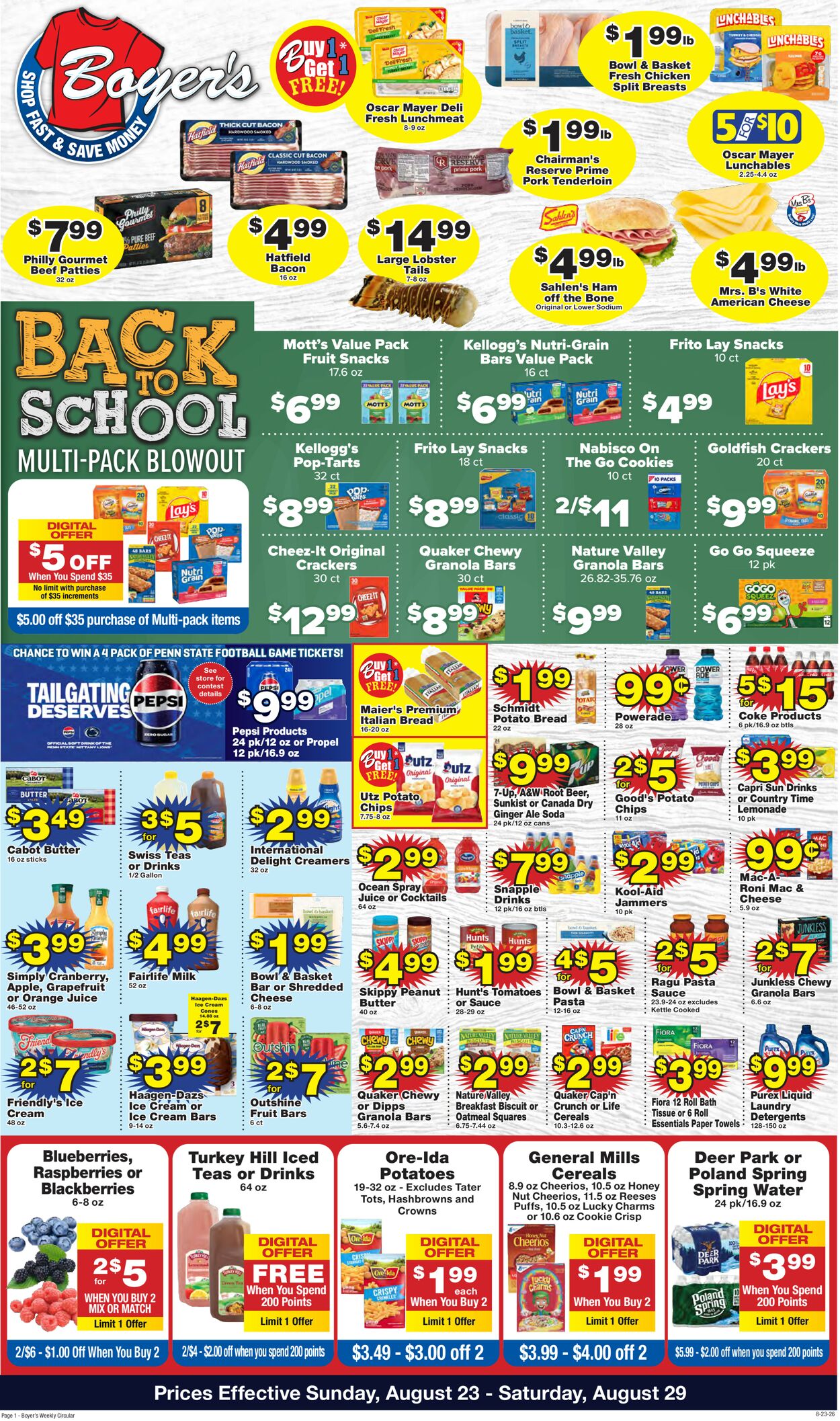 Catalogue Boyer's Food Markets from 08/23/2026