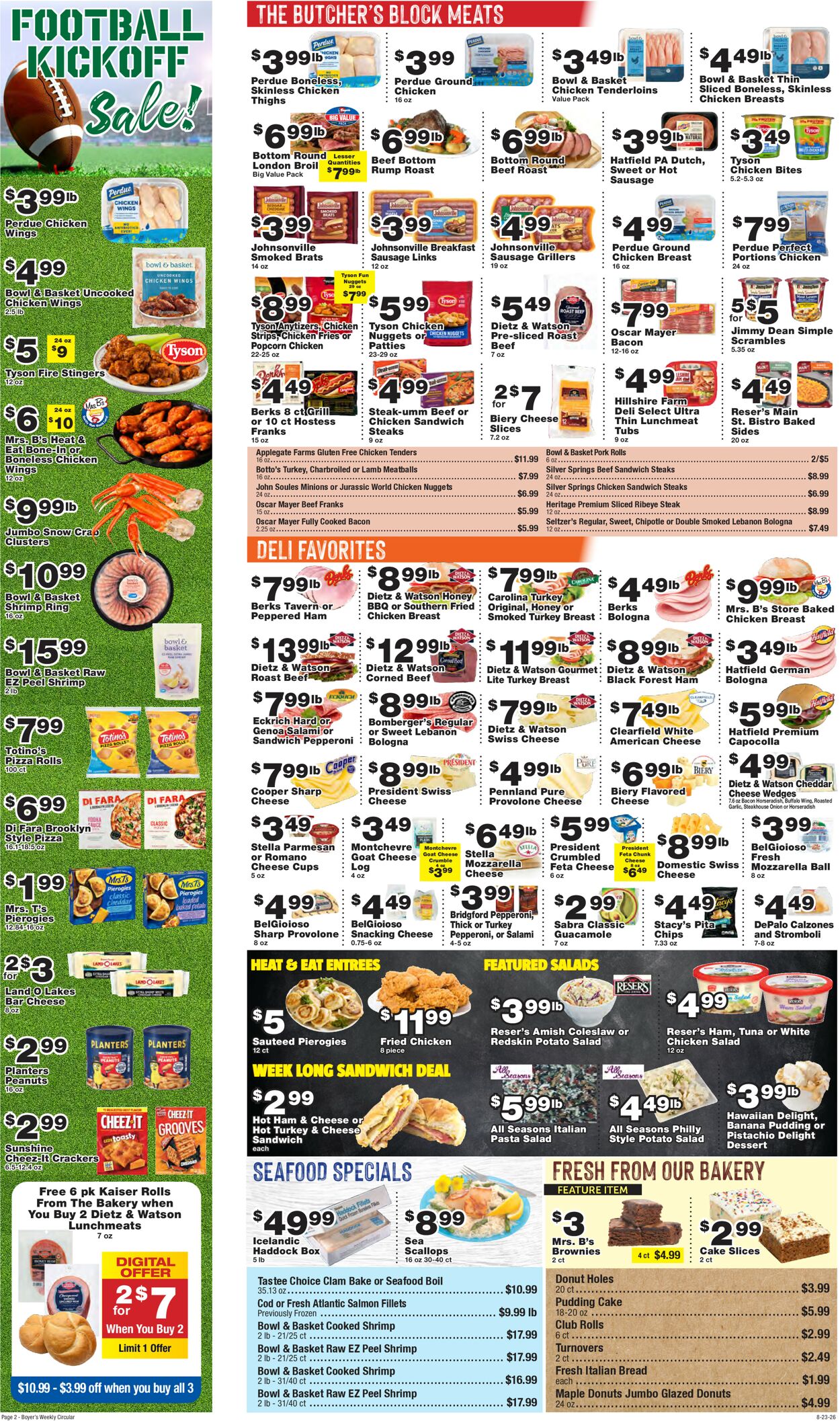 Catalogue Boyer's Food Markets from 08/23/2026