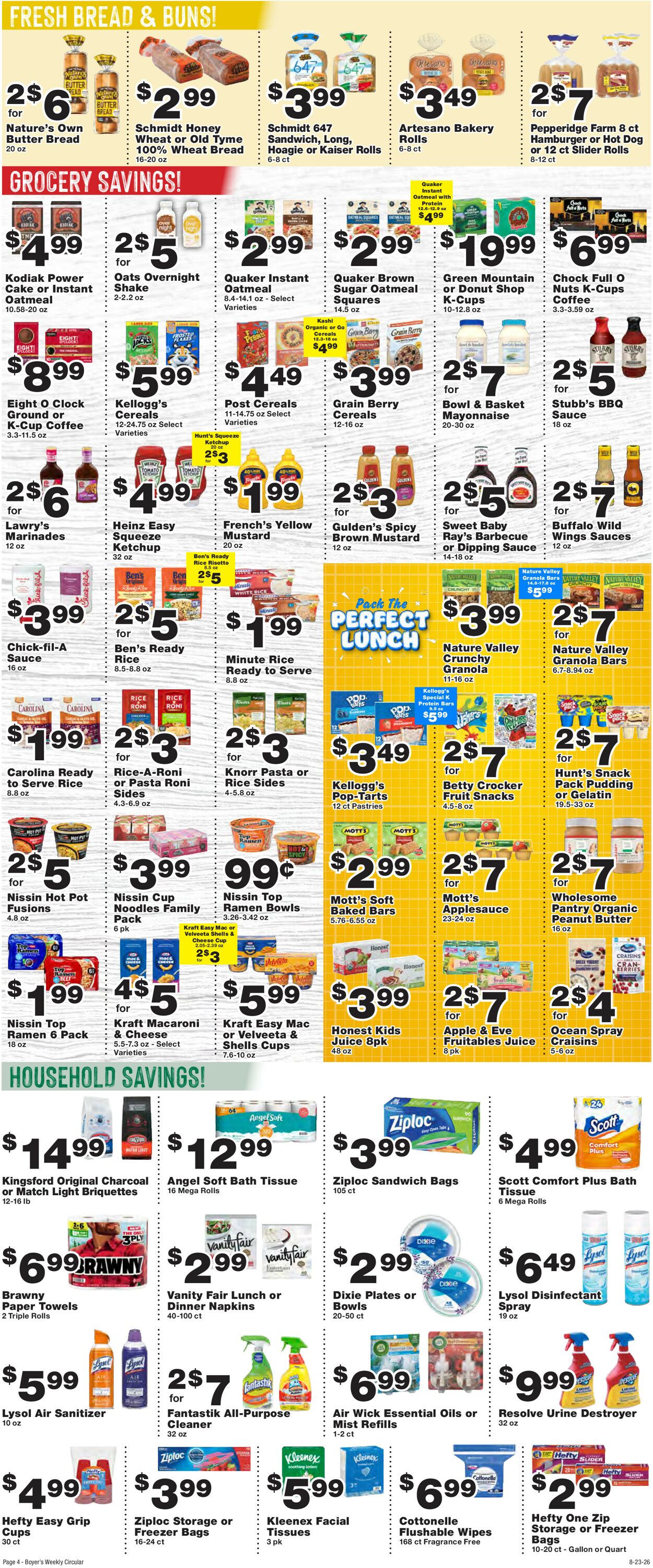 Catalogue Boyer's Food Markets from 08/23/2026