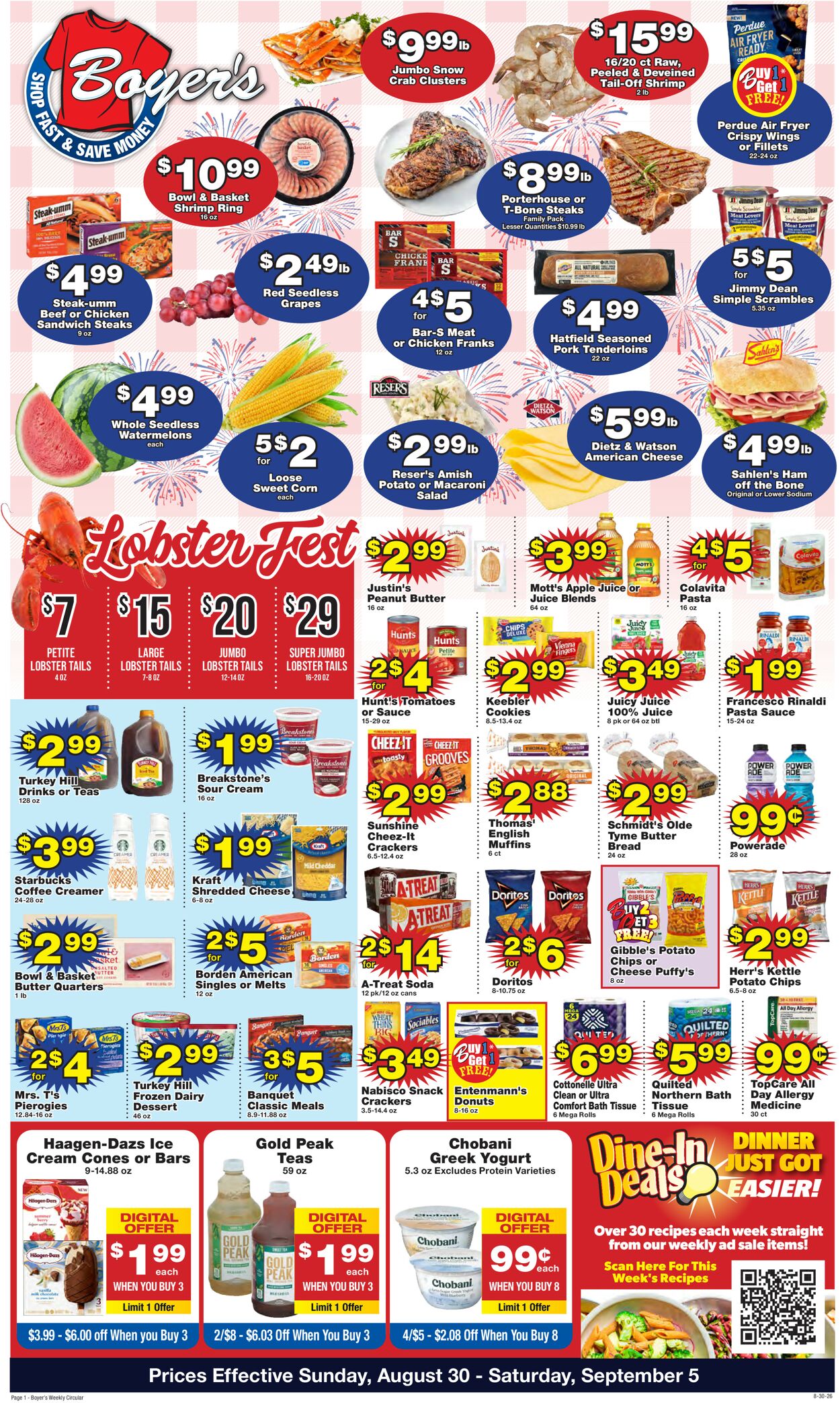 Catalogue Boyer's Food Markets from 08/30/2026