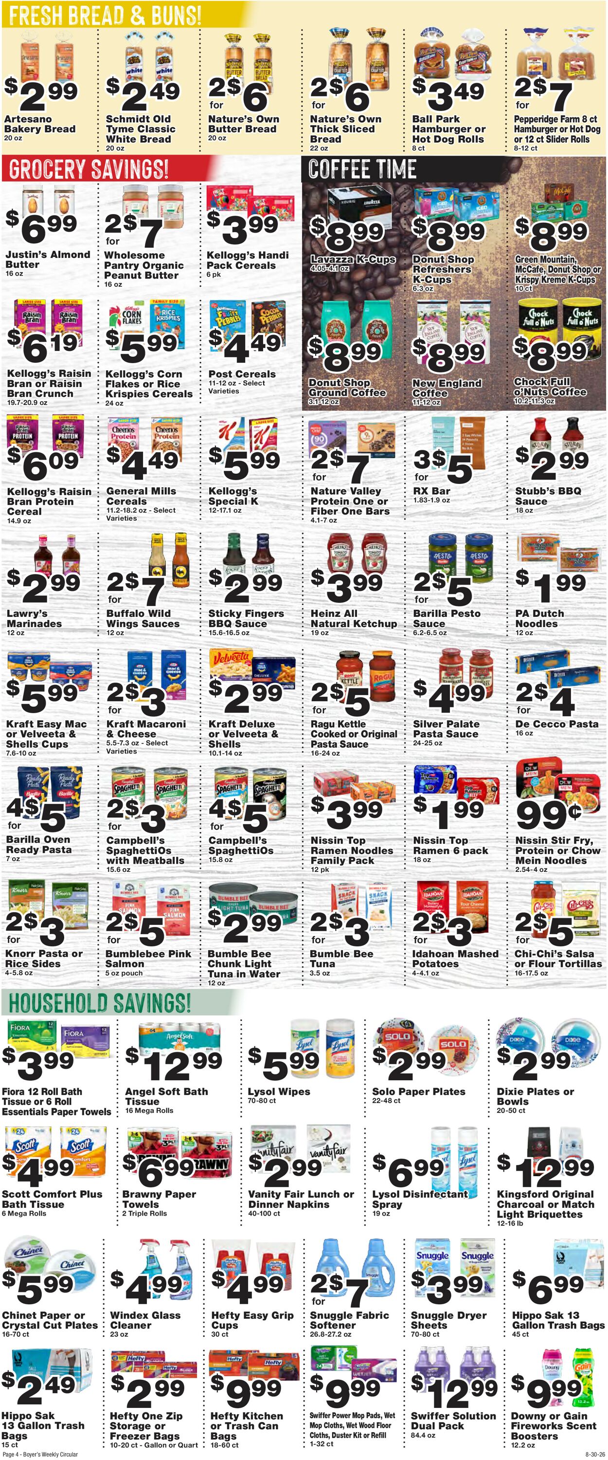 Catalogue Boyer's Food Markets from 08/30/2026