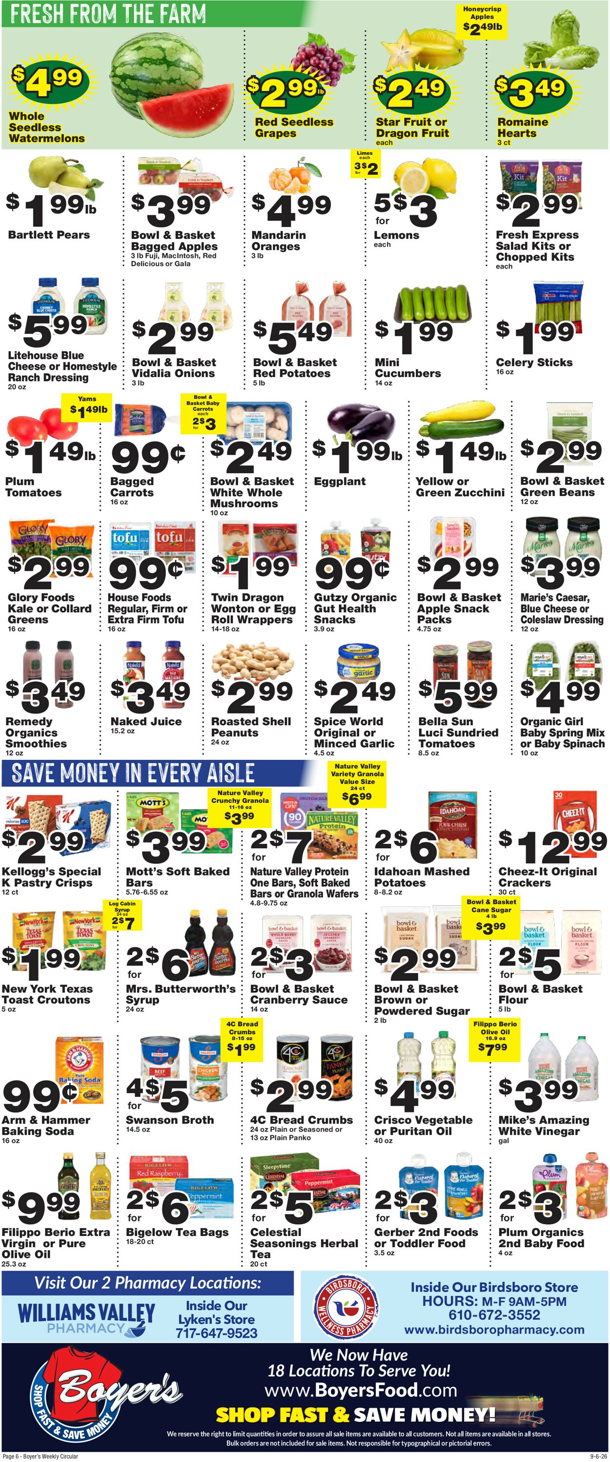 Catalogue Boyer's Food Markets from 09/06/2026