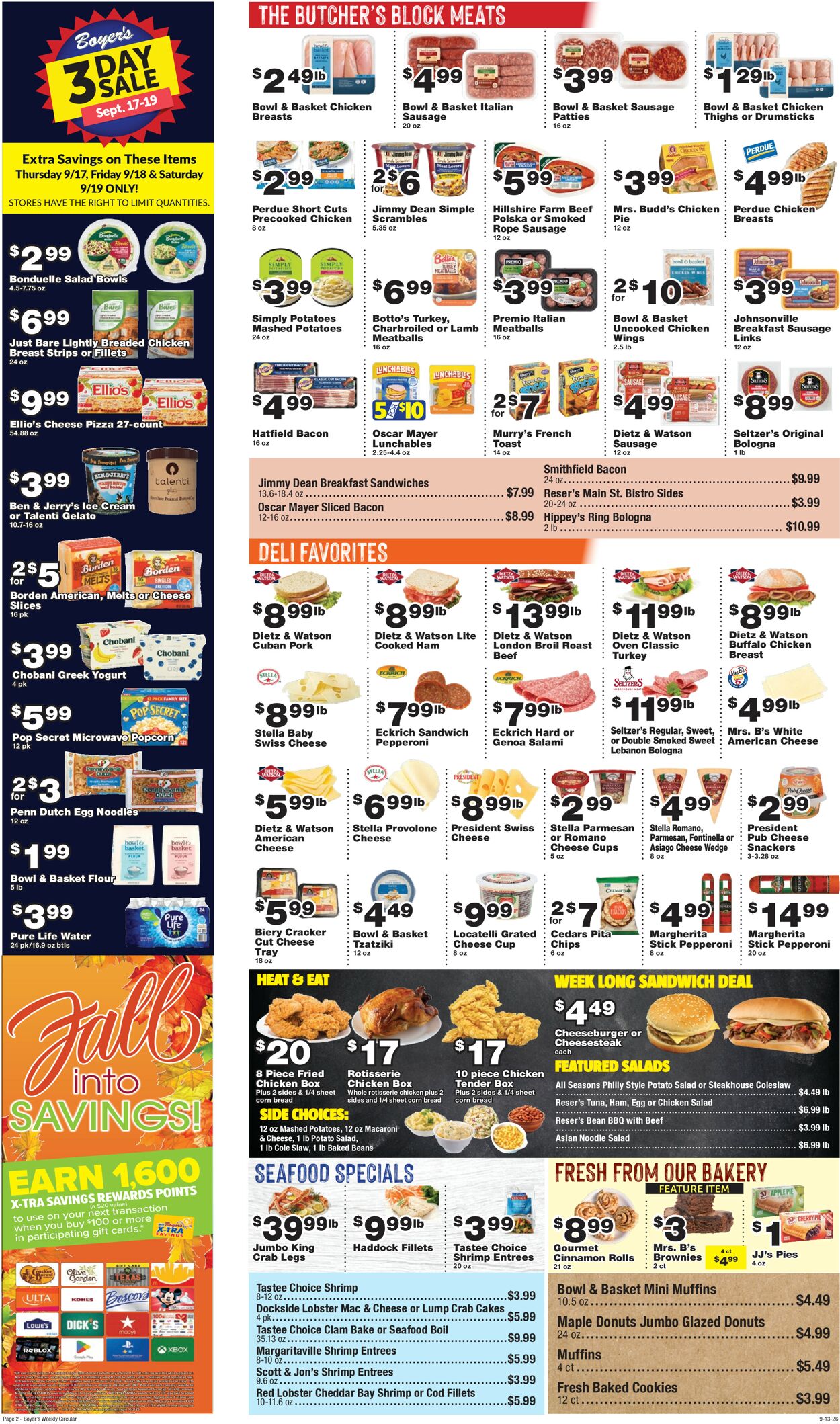 Catalogue Boyer's Food Markets from 09/13/2026