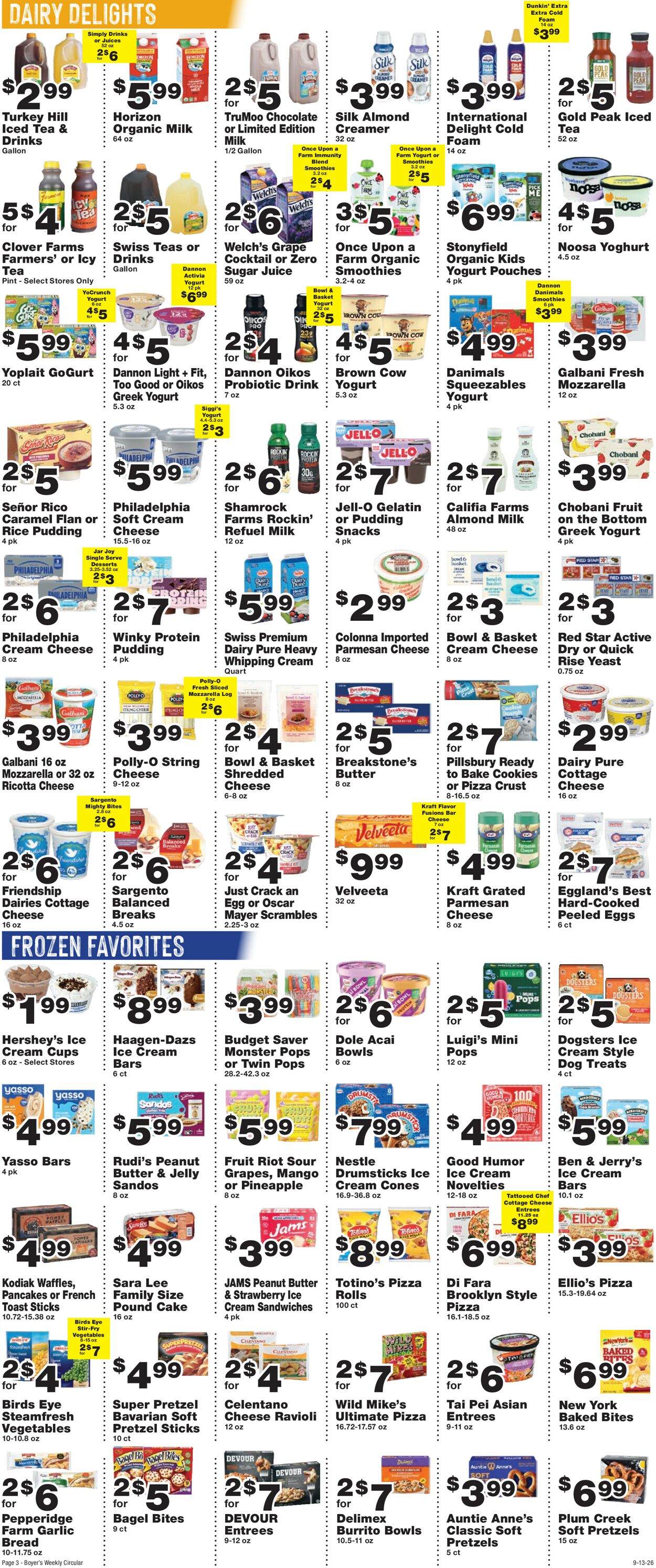 Catalogue Boyer's Food Markets from 09/13/2026