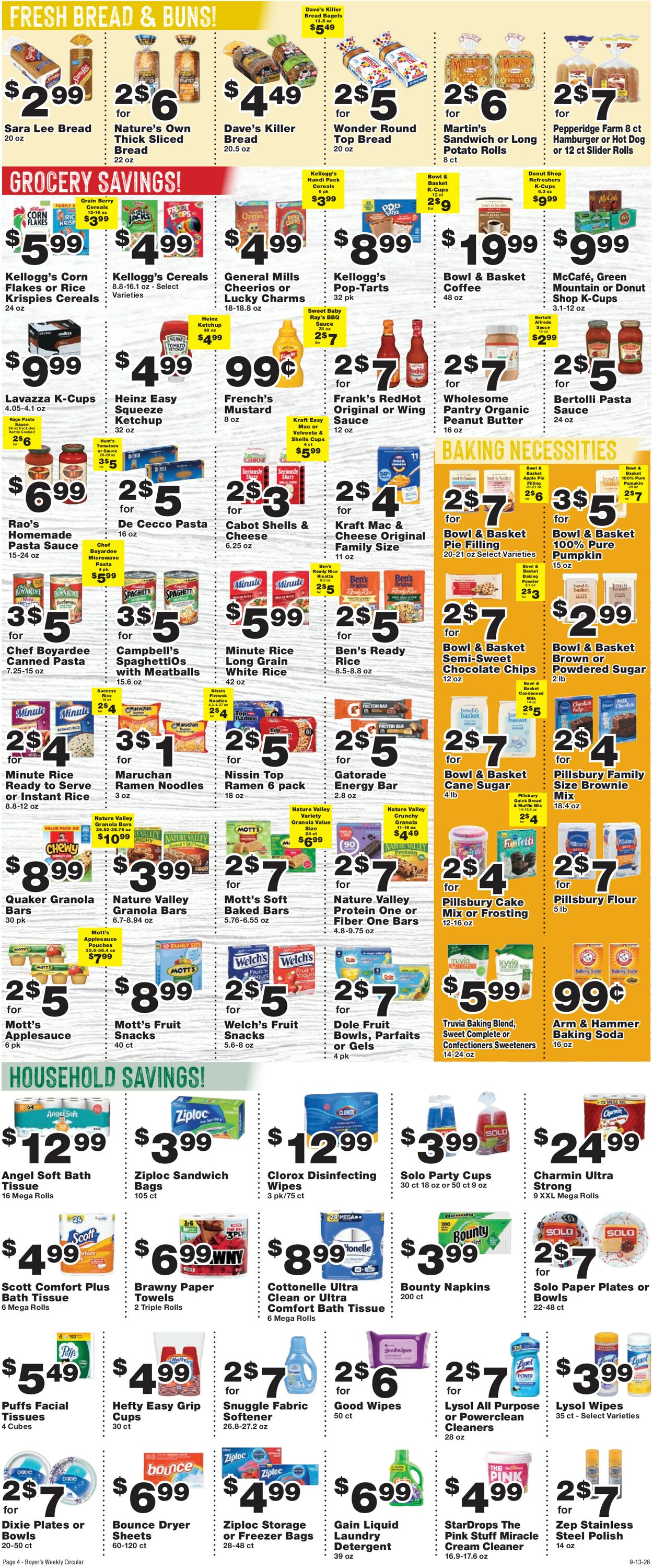 Catalogue Boyer's Food Markets from 09/13/2026