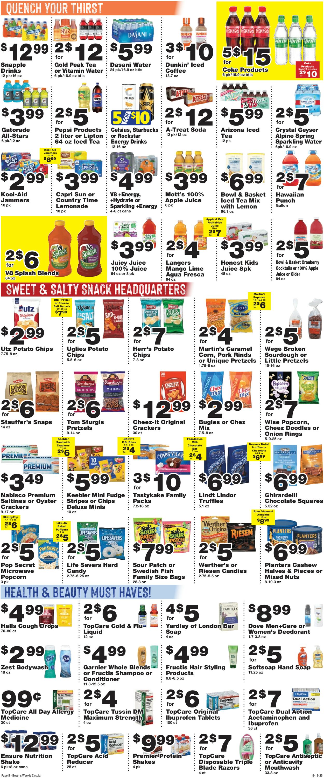 Catalogue Boyer's Food Markets from 09/13/2026