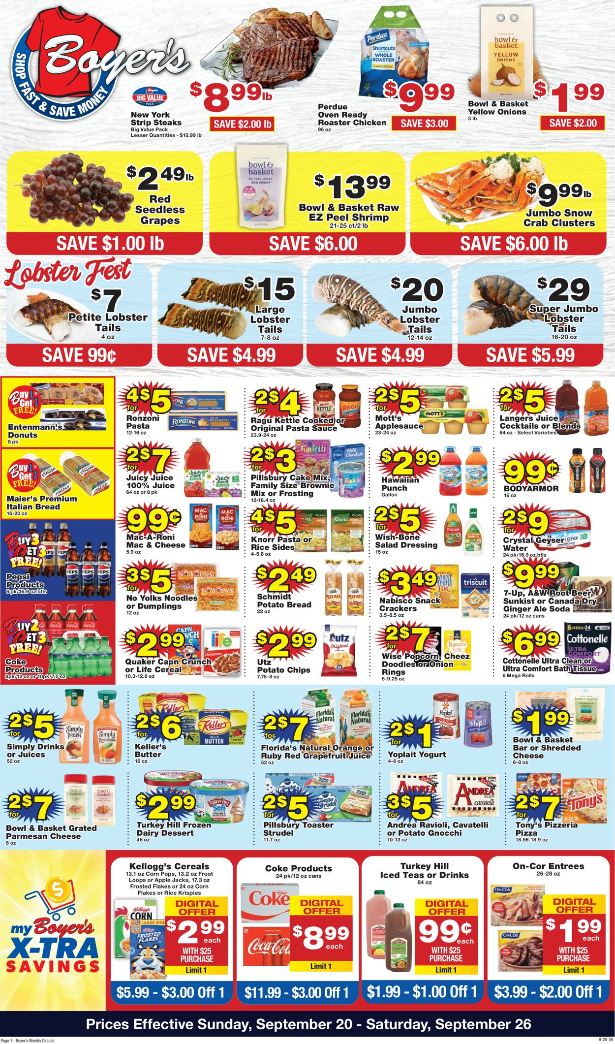 Catalogue Boyer's Food Markets from 09/20/2026