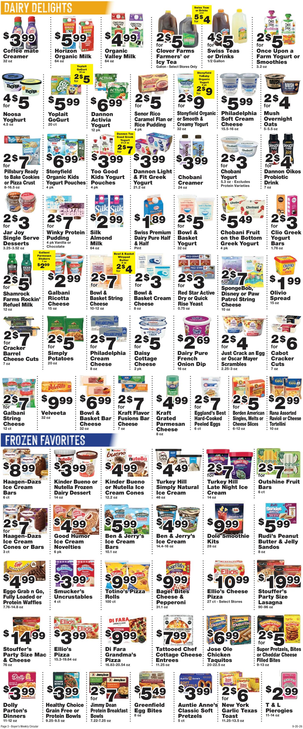 Catalogue Boyer's Food Markets from 09/20/2026