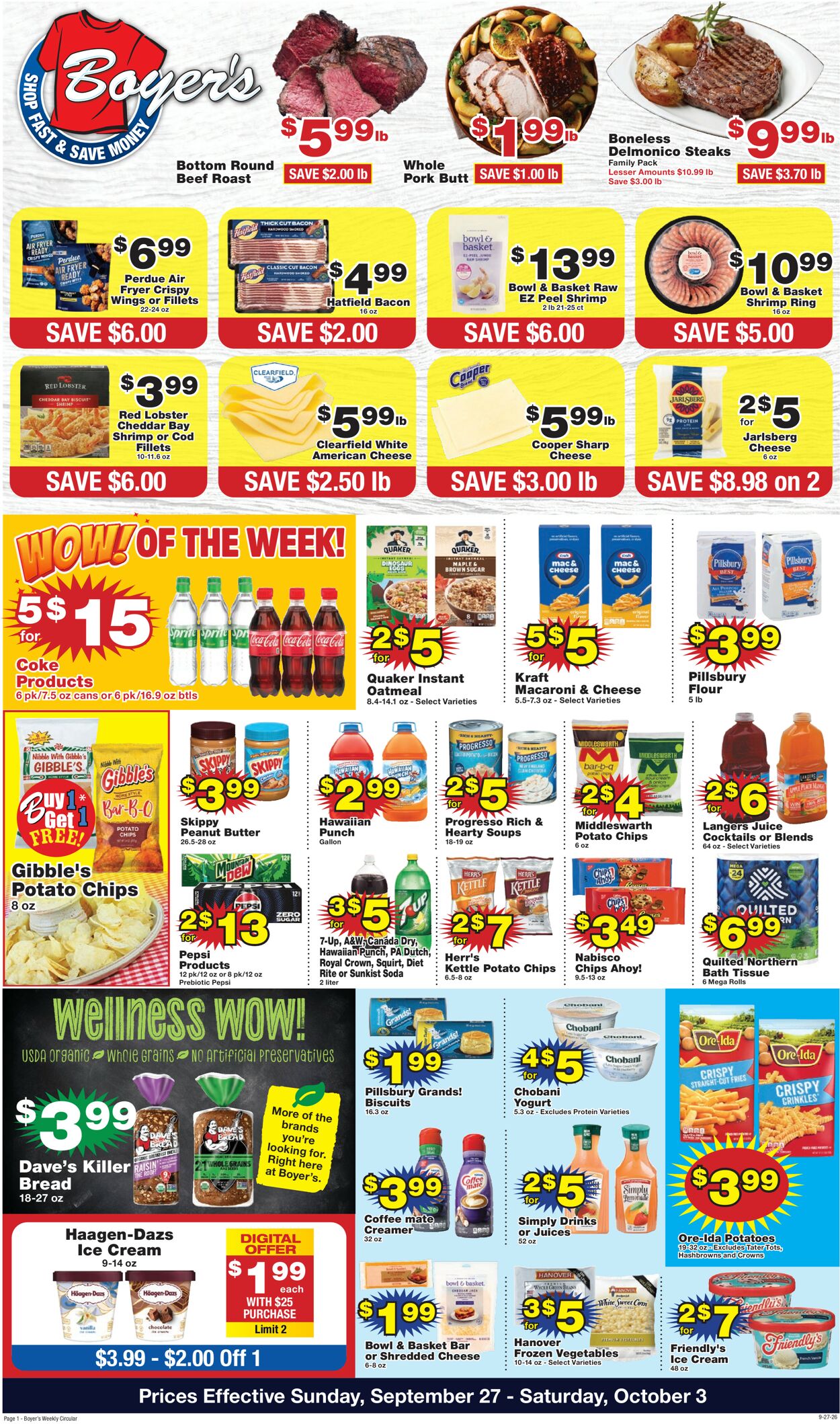 Catalogue Boyer's Food Markets from 09/27/2026