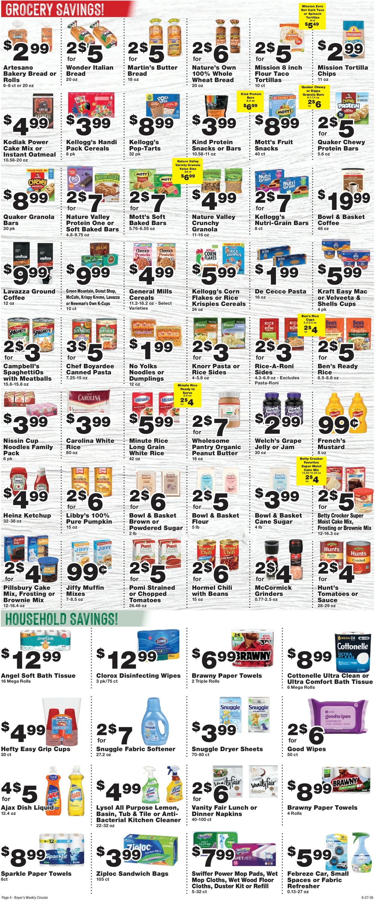 Catalogue Boyer's Food Markets from 09/27/2026