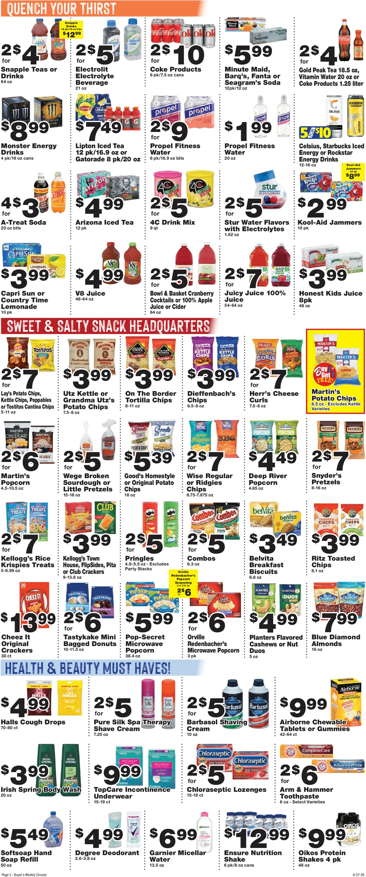 Catalogue Boyer's Food Markets from 09/27/2026