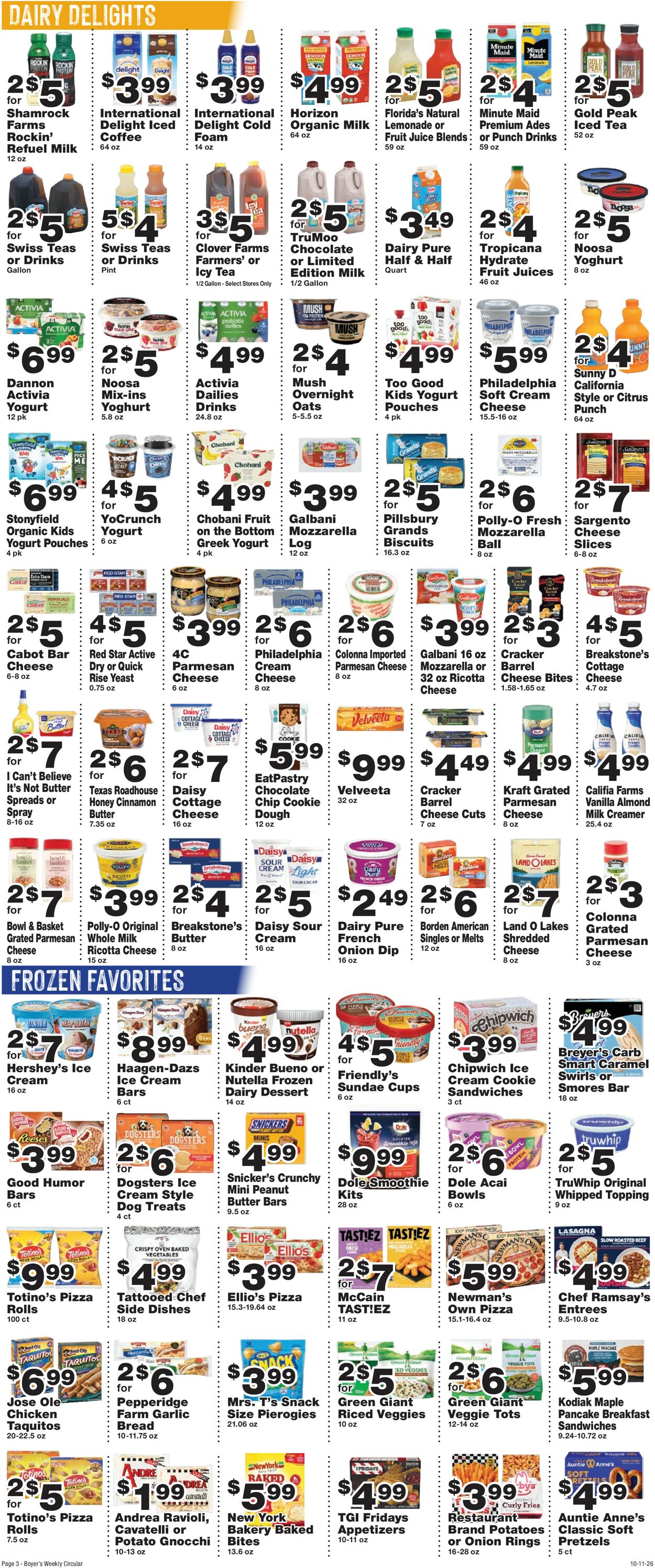 Catalogue Boyer's Food Markets from 10/11/2026