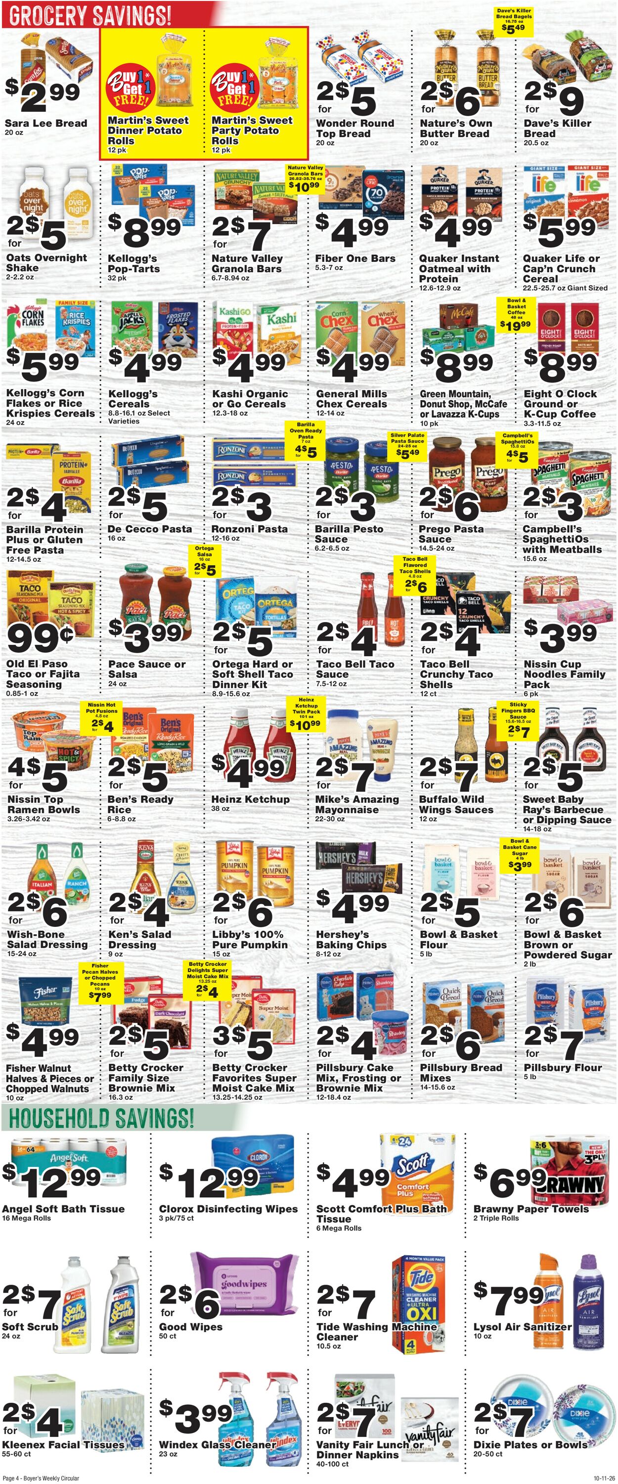 Catalogue Boyer's Food Markets from 10/11/2026