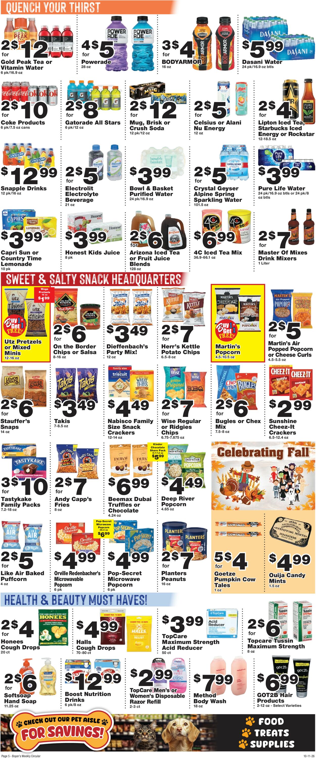 Catalogue Boyer's Food Markets from 10/11/2026