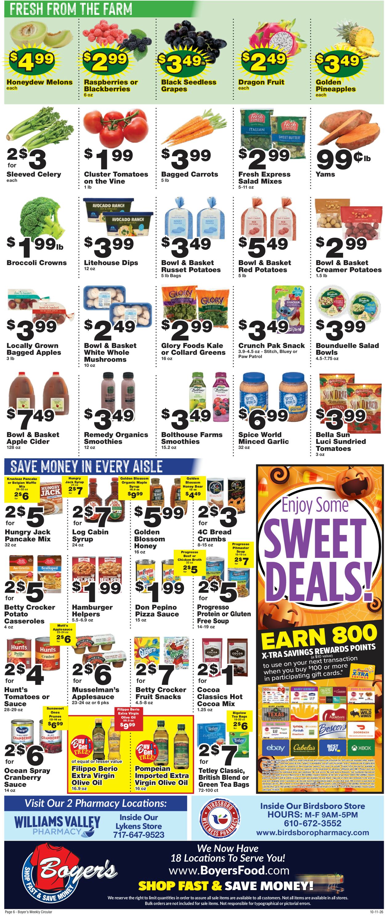 Catalogue Boyer's Food Markets from 10/11/2026