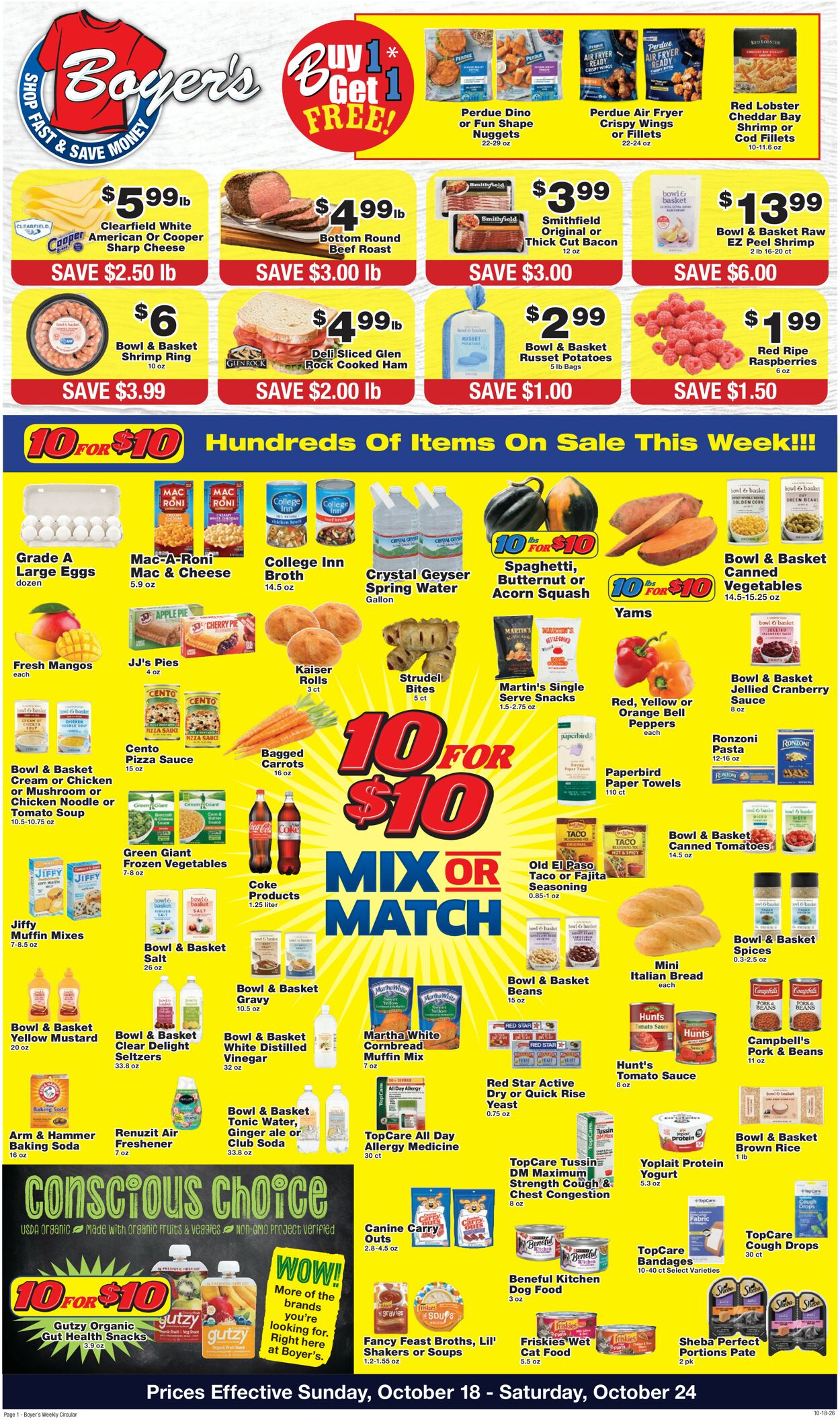 Catalogue Boyer's Food Markets from 10/18/2026