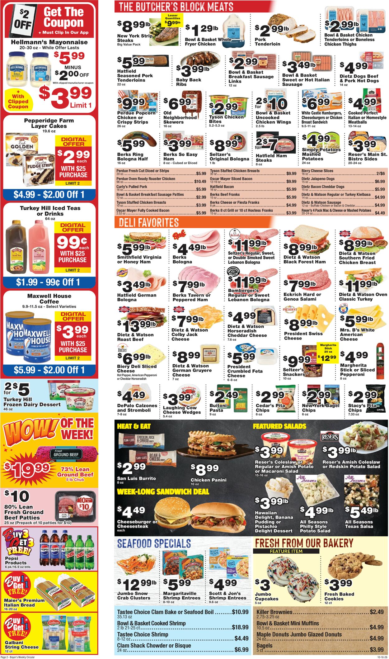 Catalogue Boyer's Food Markets from 10/18/2026