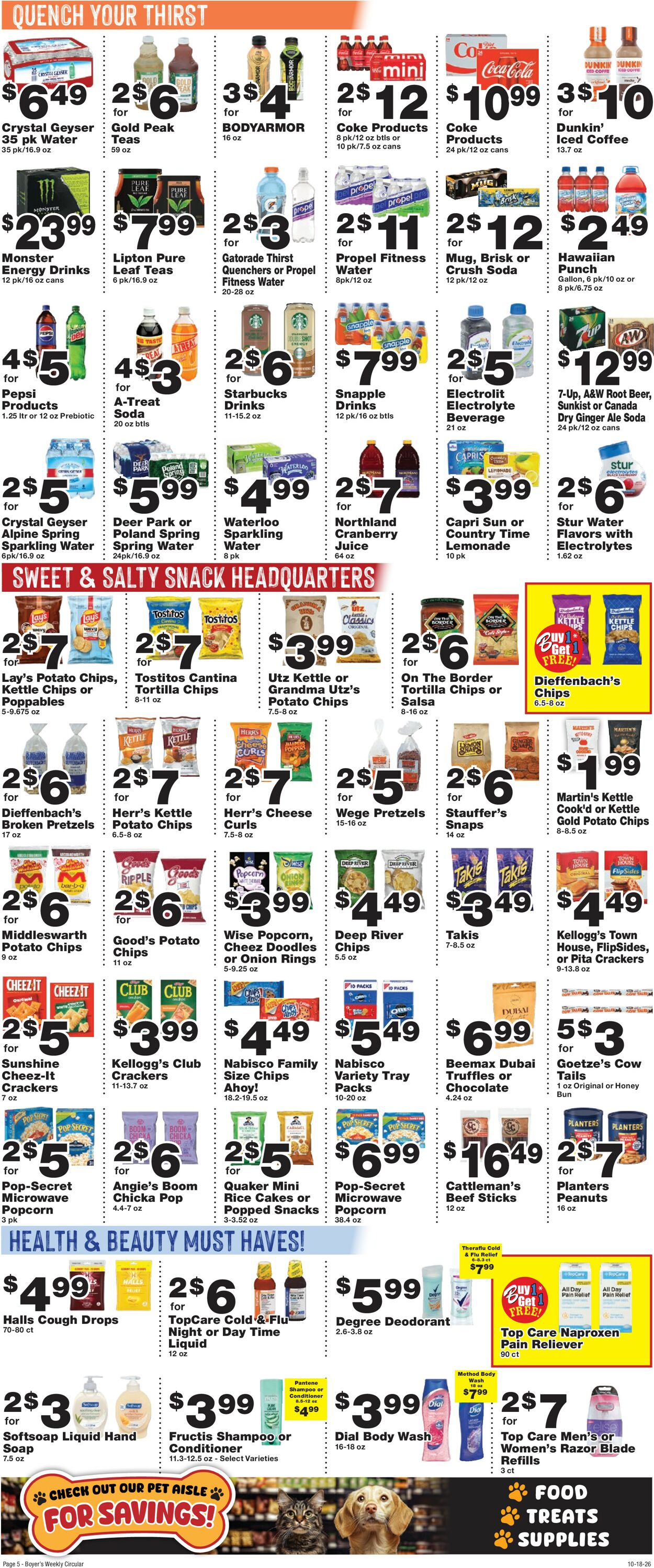 Catalogue Boyer's Food Markets from 10/18/2026