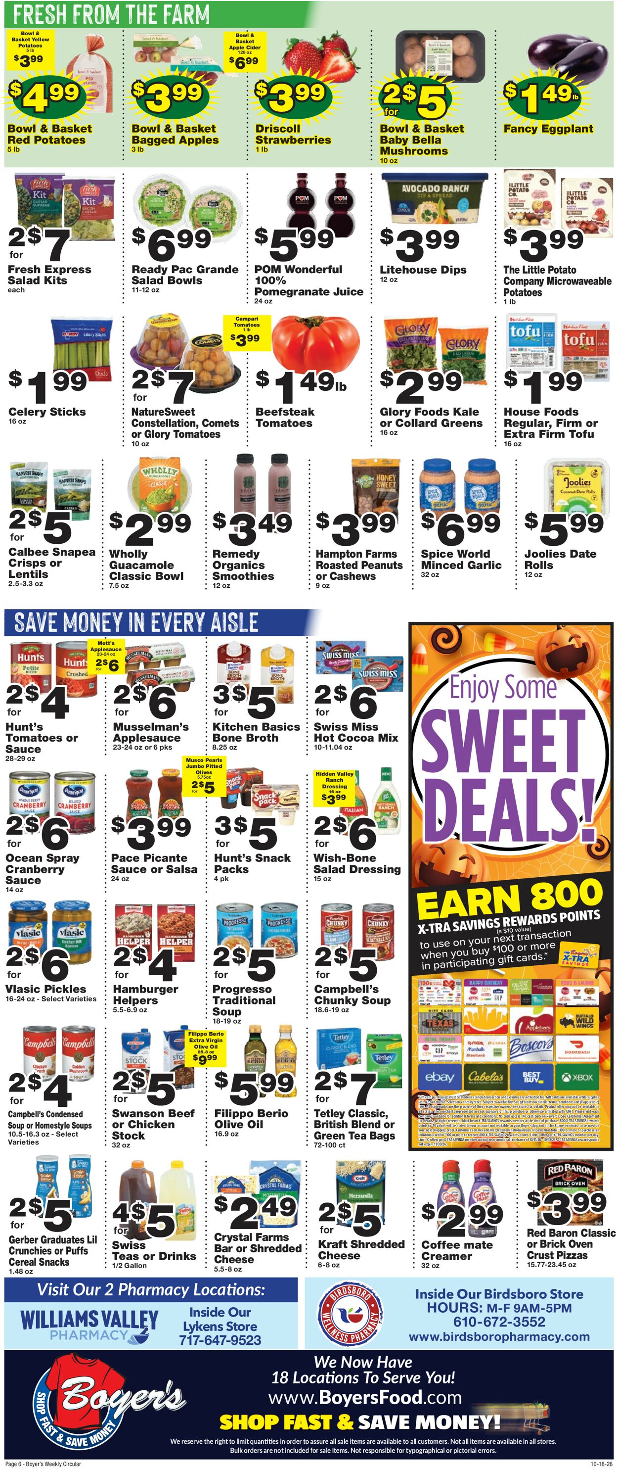 Catalogue Boyer's Food Markets from 10/18/2026