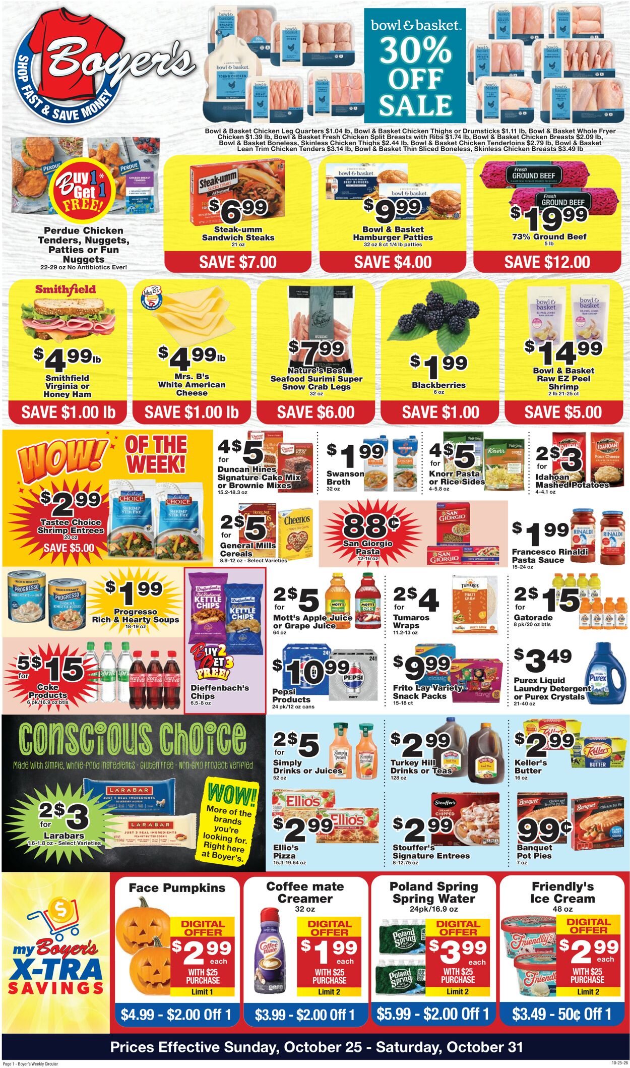 Catalogue Boyer's Food Markets from 10/25/2026