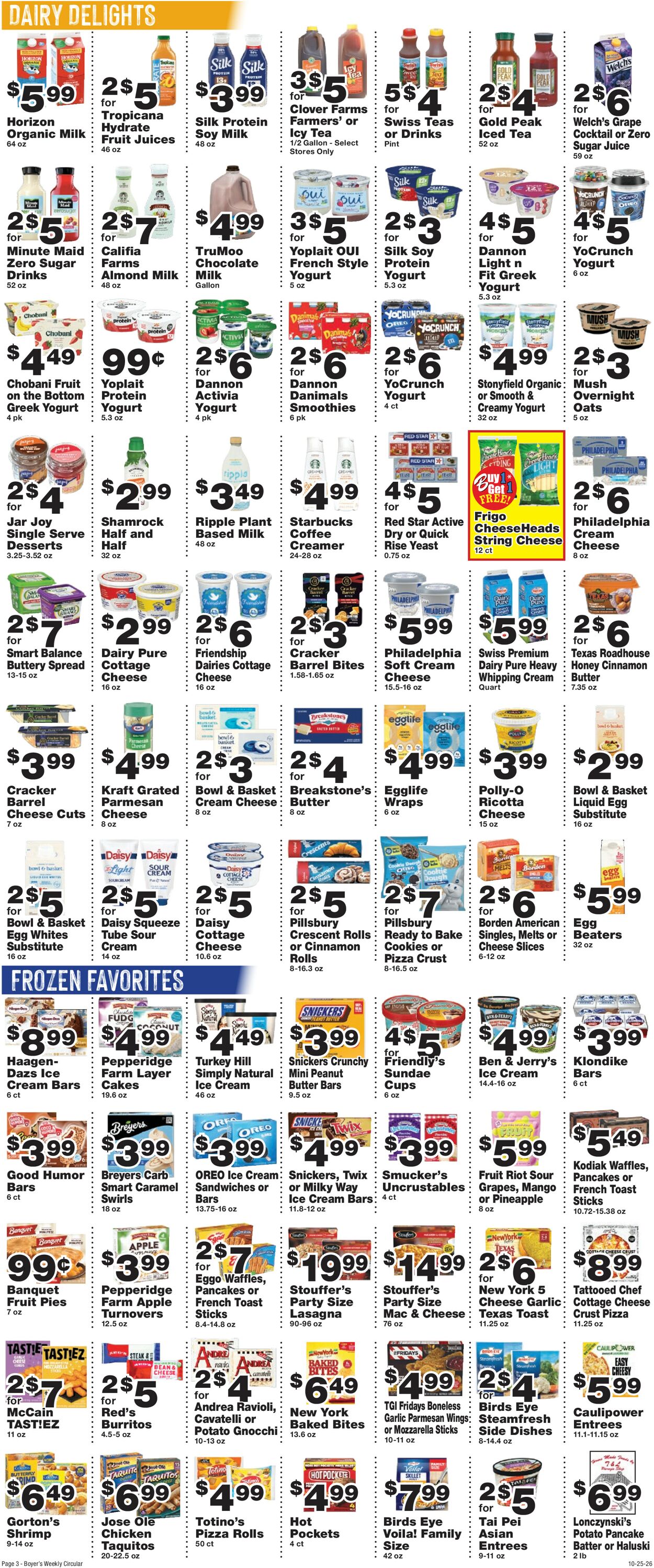 Catalogue Boyer's Food Markets from 10/25/2026