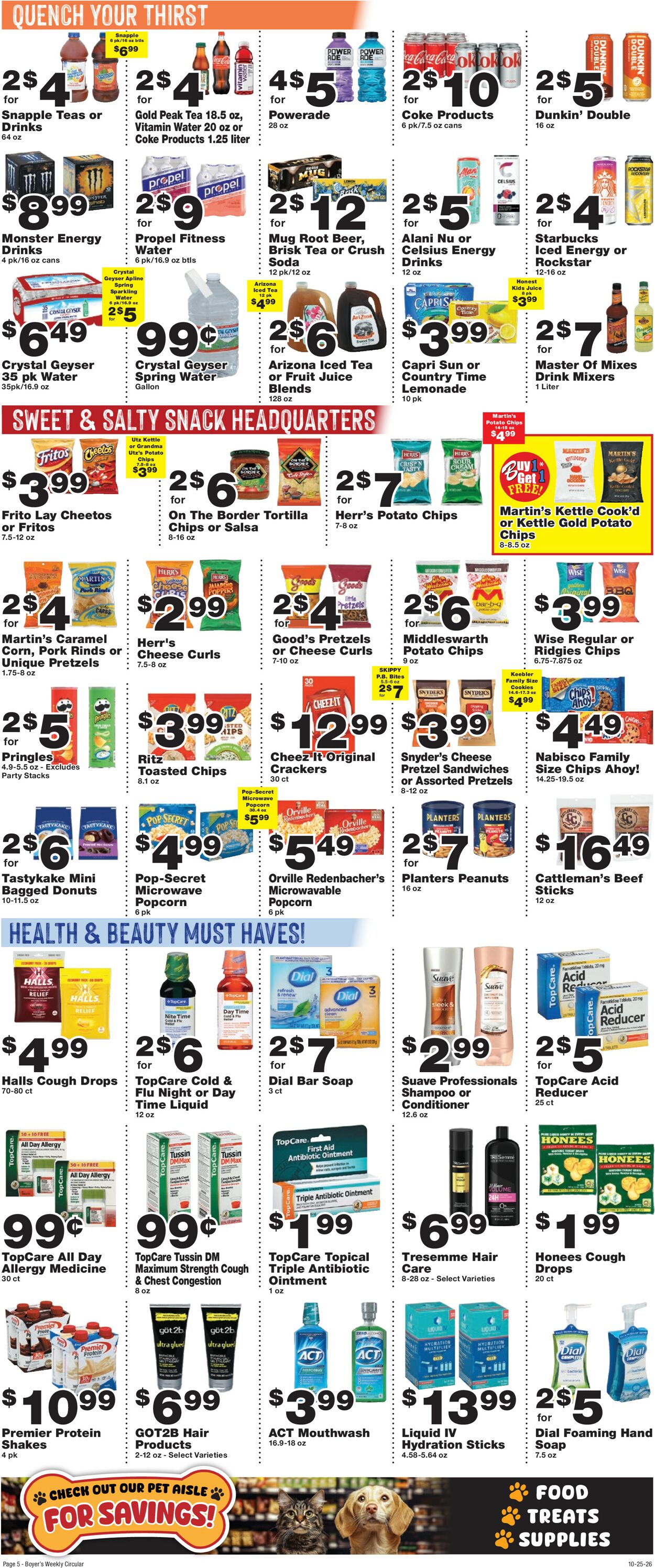 Catalogue Boyer's Food Markets from 10/25/2026