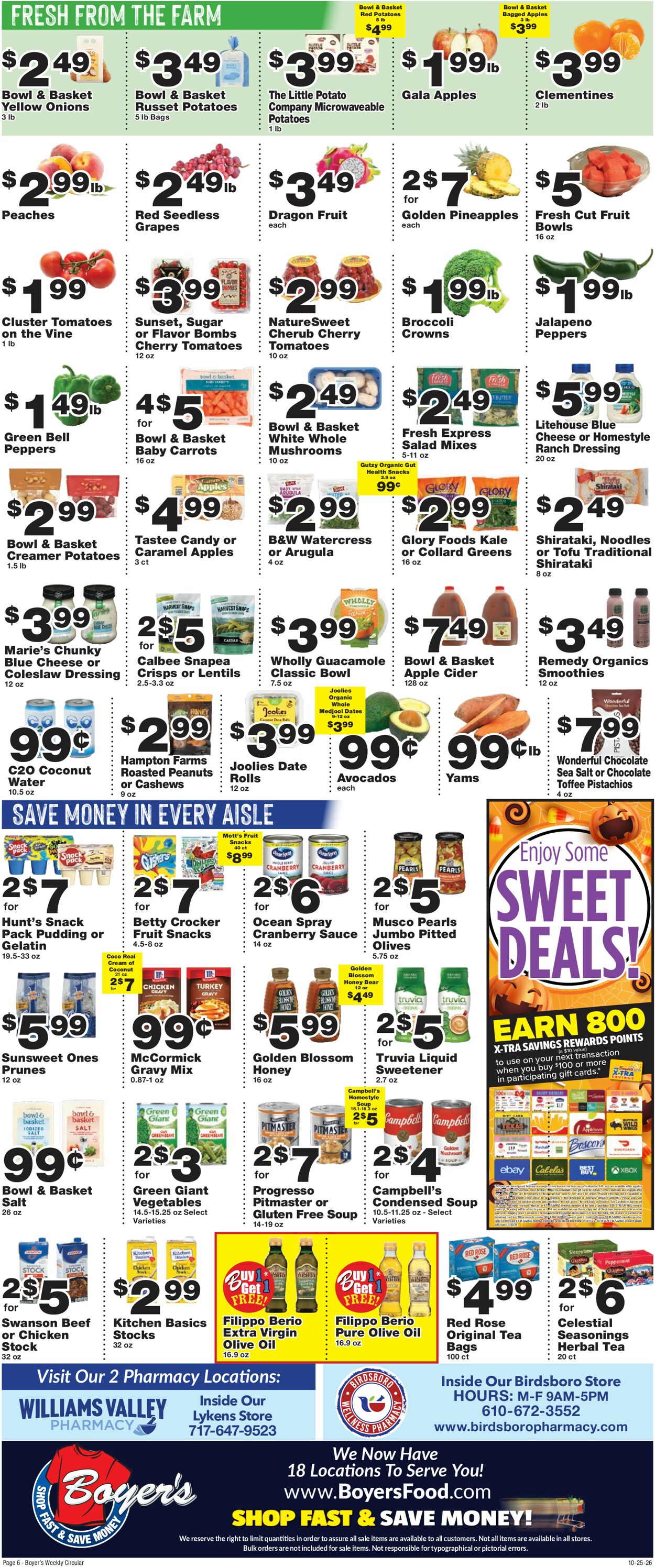 Catalogue Boyer's Food Markets from 10/25/2026