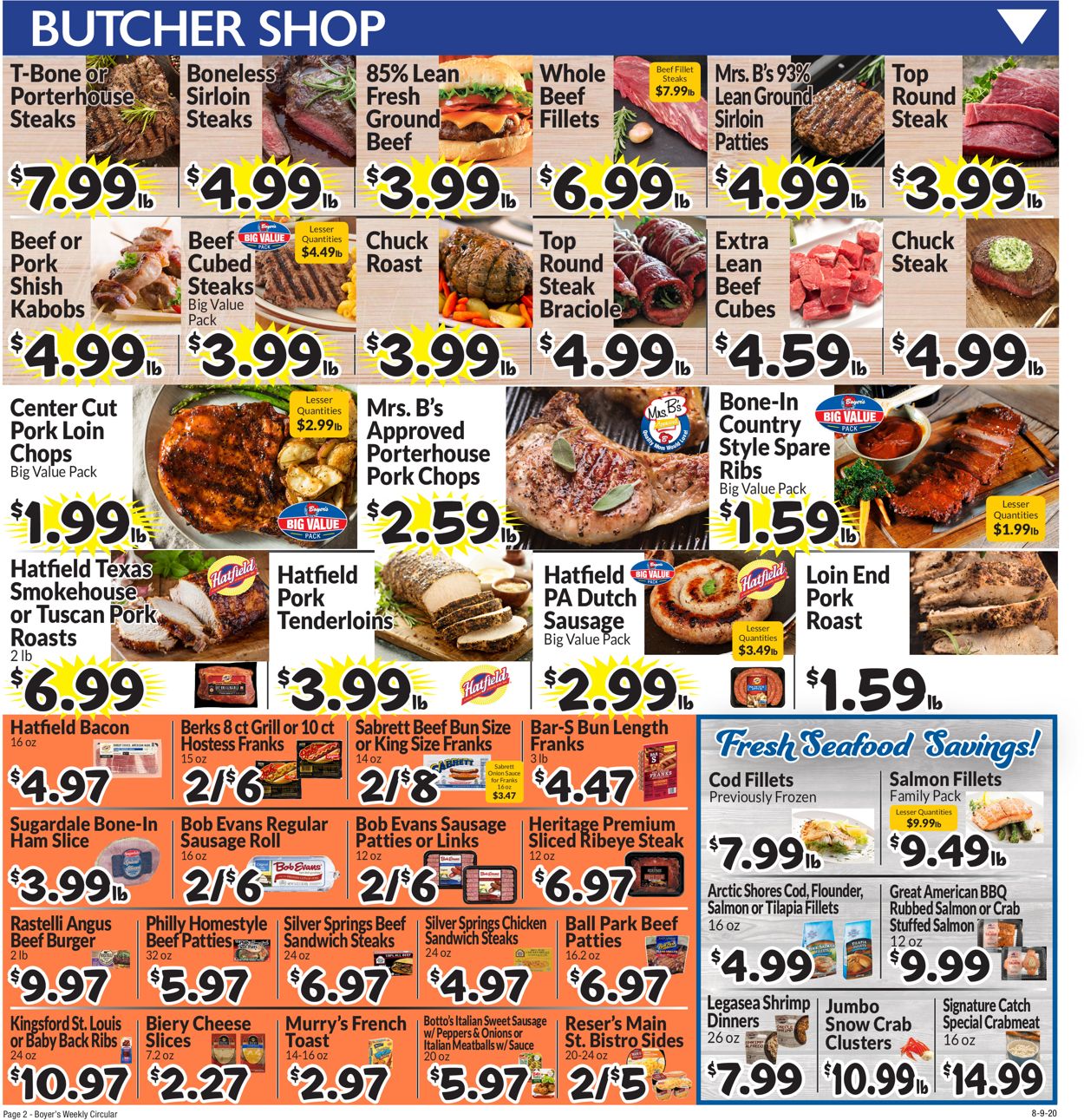 Catalogue Boyer's Food Markets from 08/09/2020