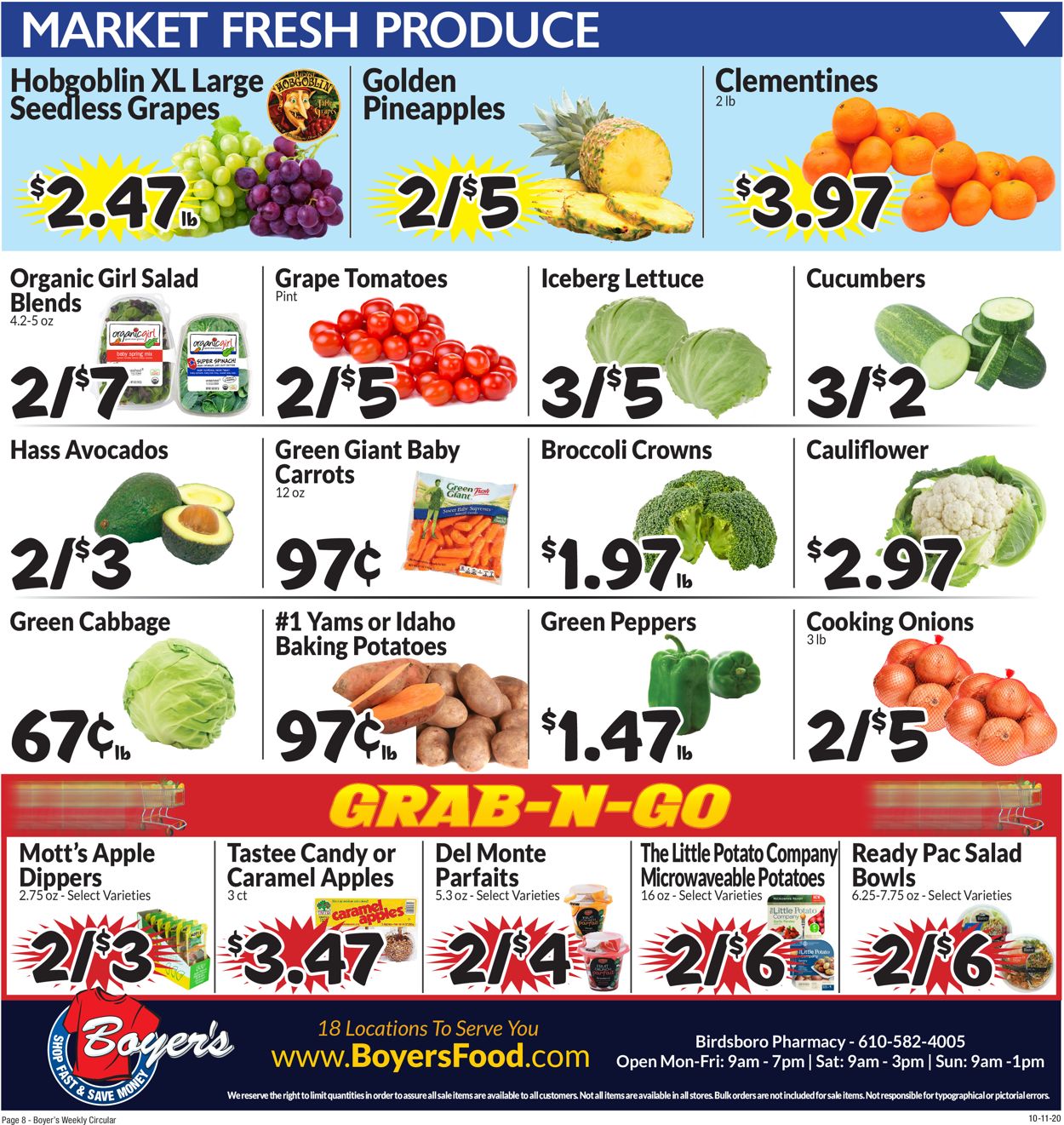 Catalogue Boyer's Food Markets from 10/11/2020